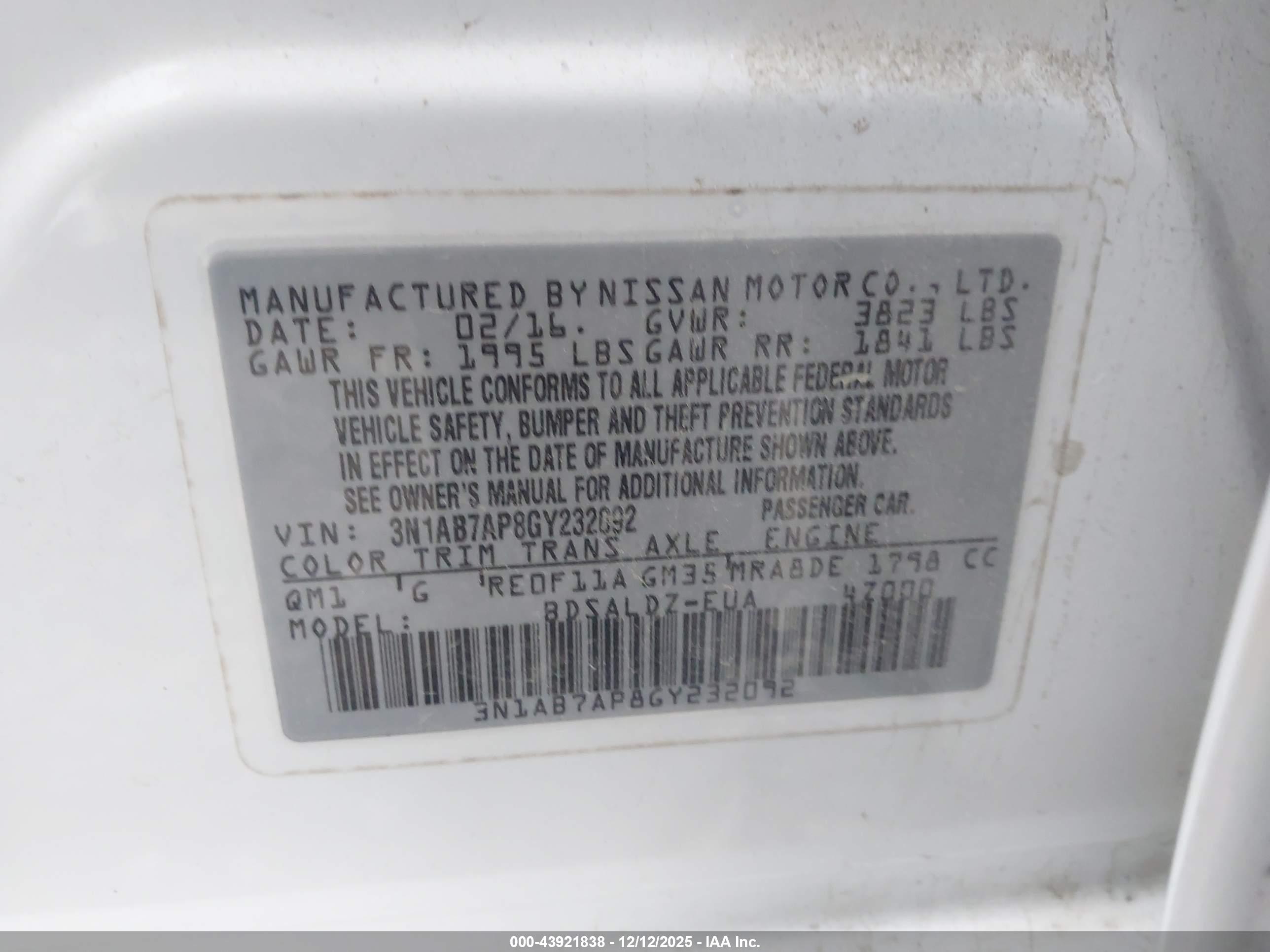 NISSAN SENTRA image 9