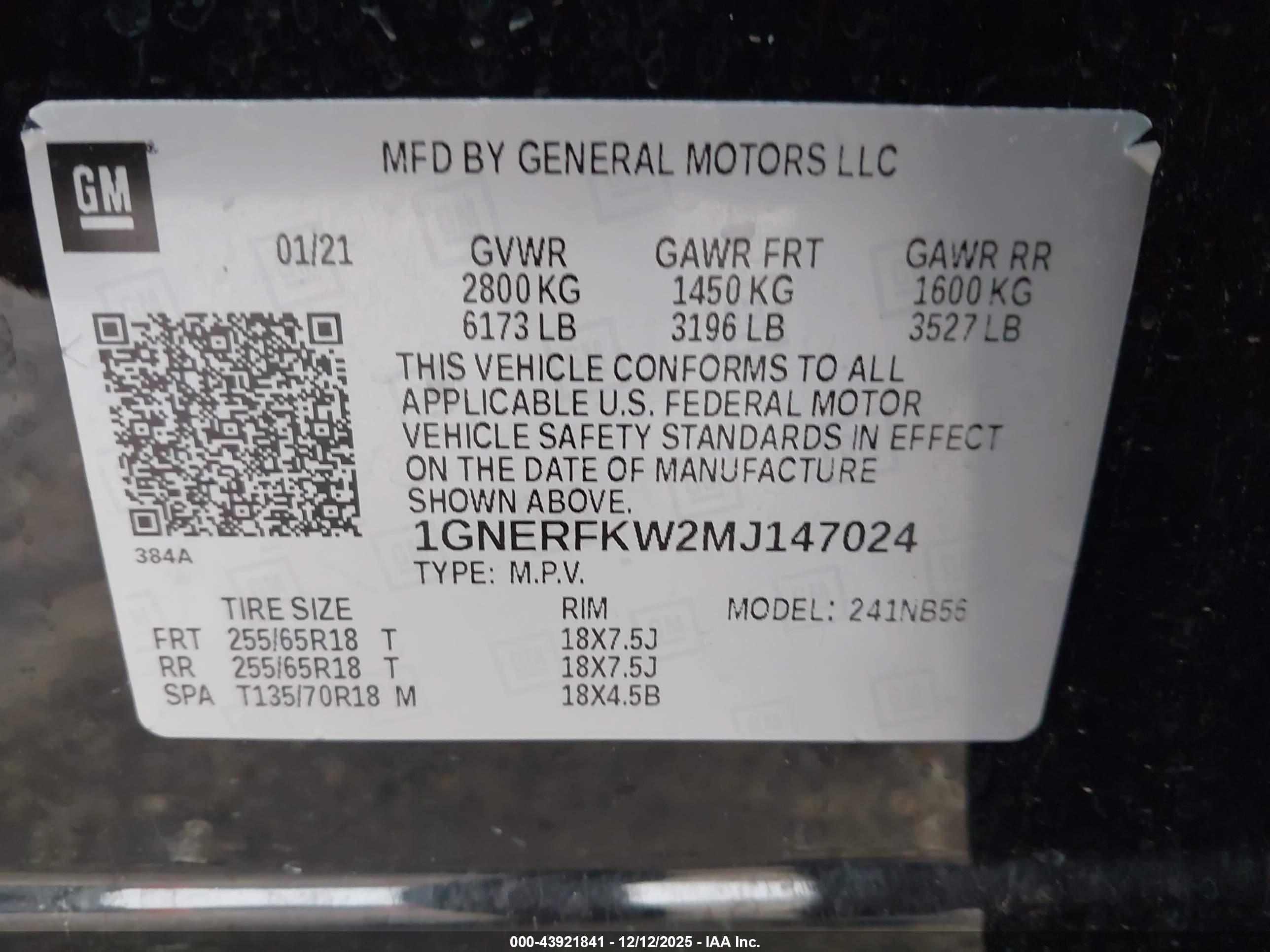 CHEVROLET TRAVERSE image 9