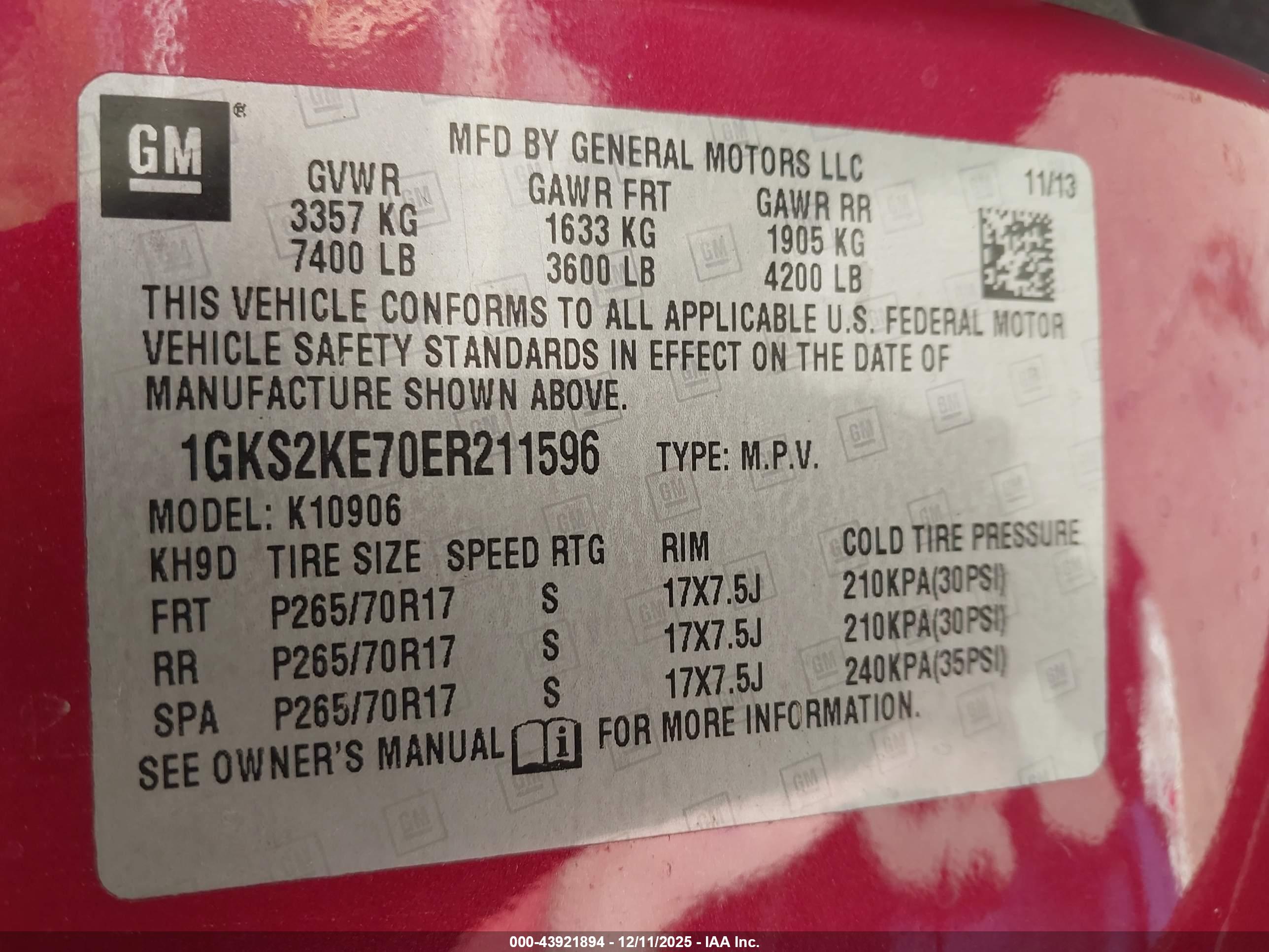 GMC YUKON image 9
