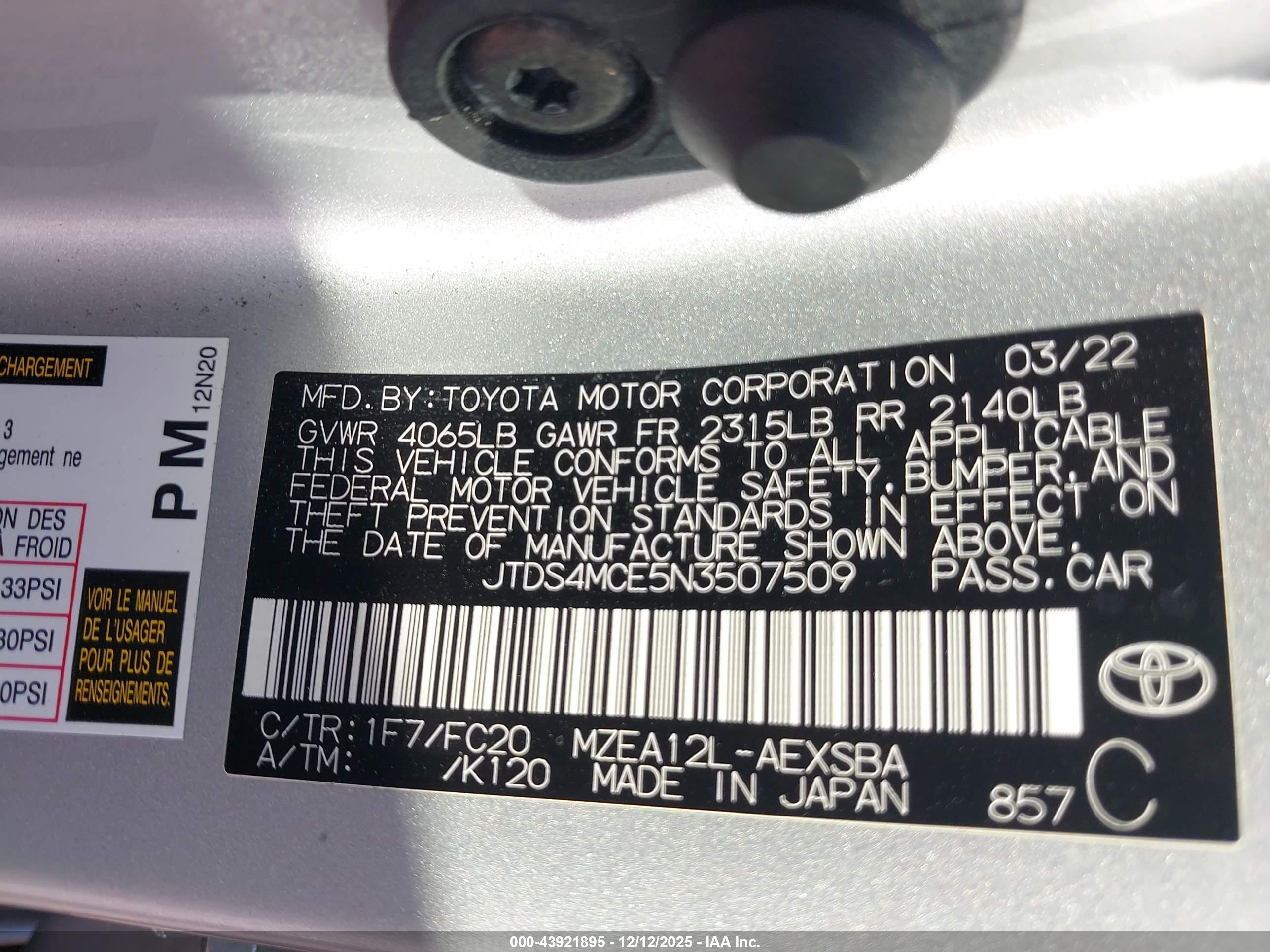 TOYOTA COROLLA image 9