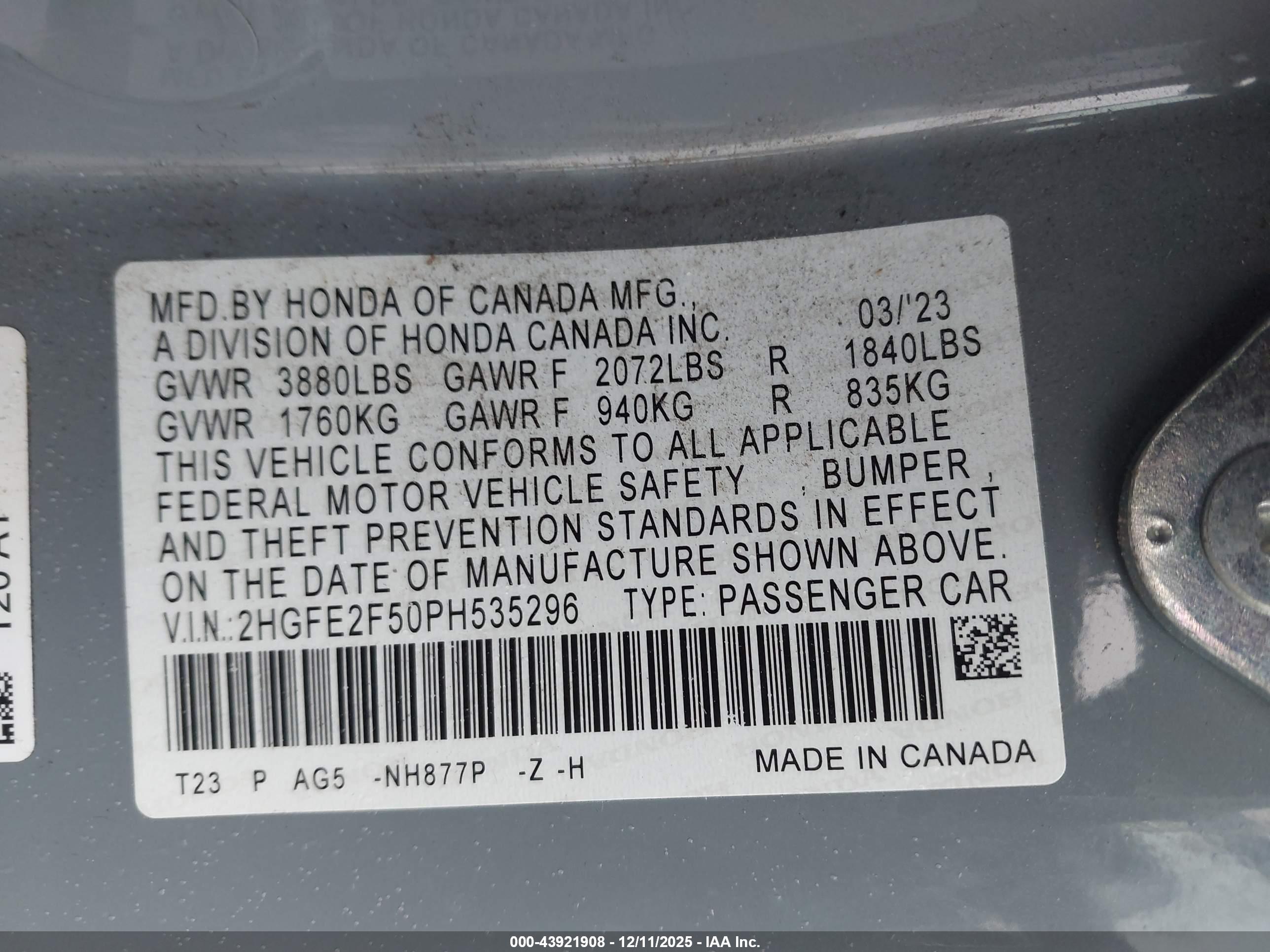 HONDA CIVIC image 9
