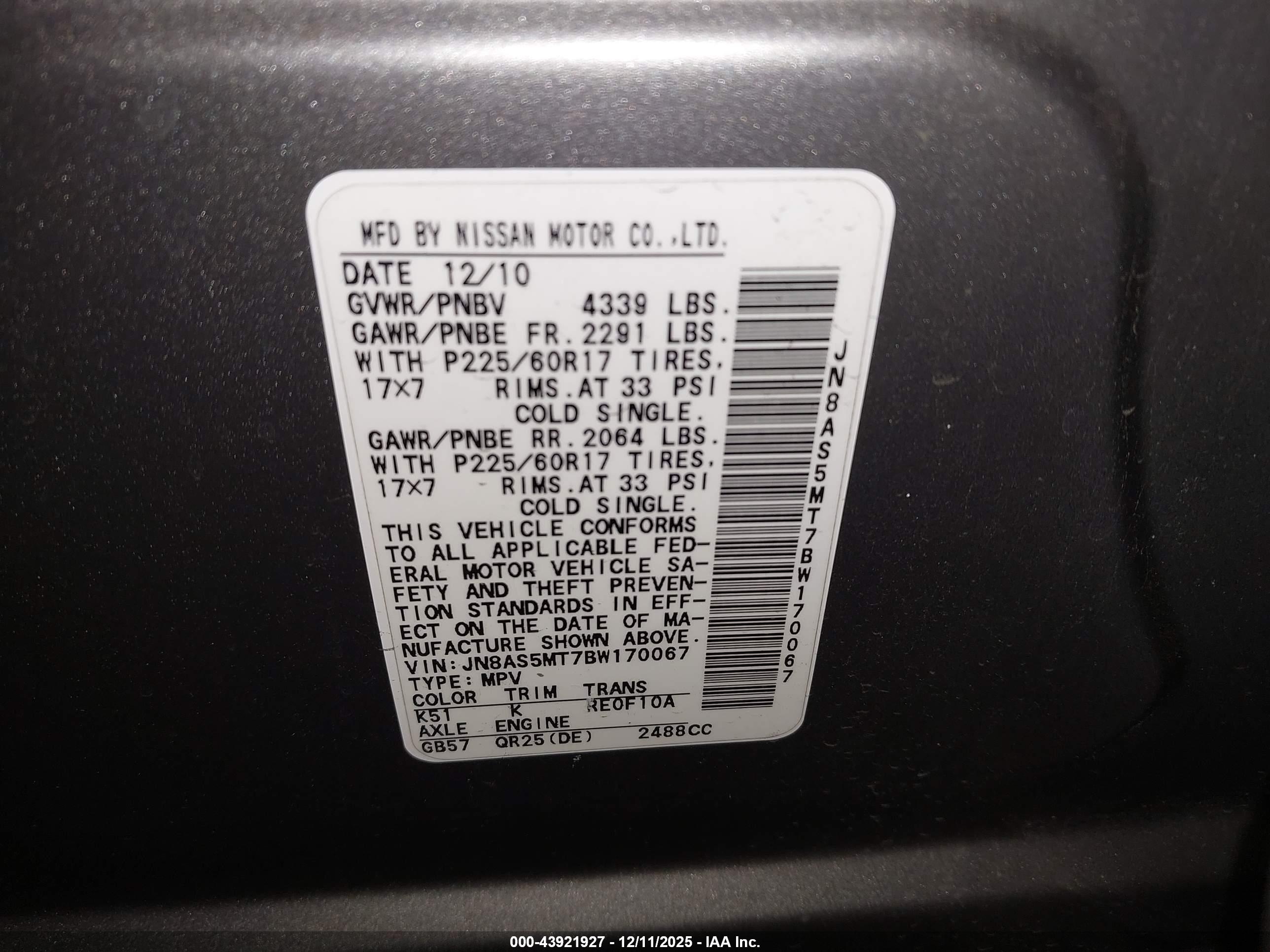 NISSAN ROGUE image 9