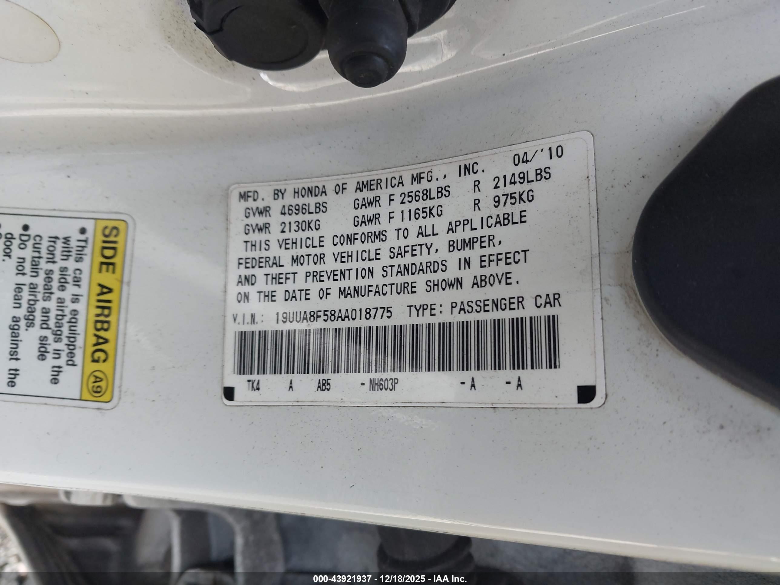 ACURA TL image 9