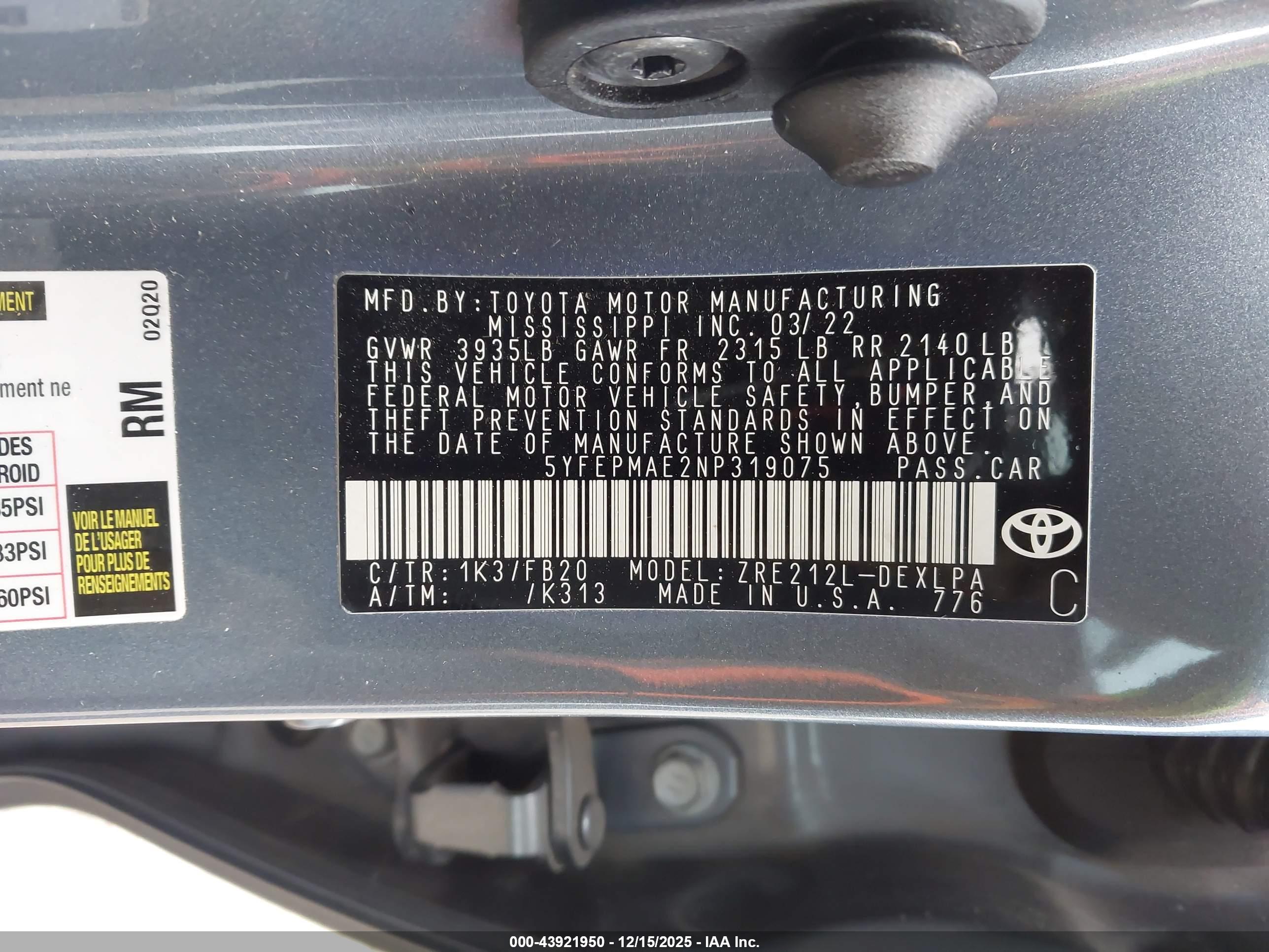 TOYOTA COROLLA image 9