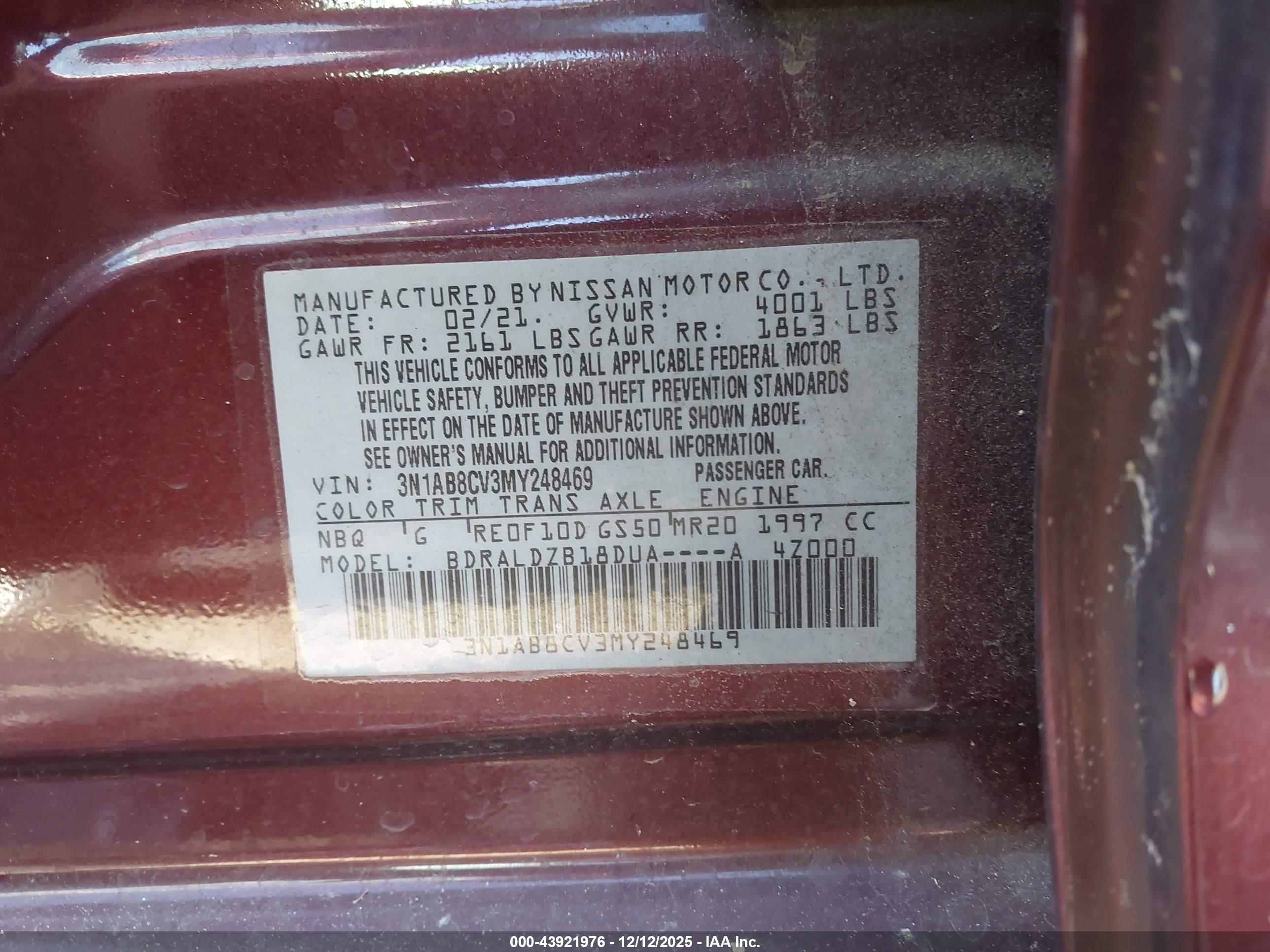 NISSAN SENTRA image 9