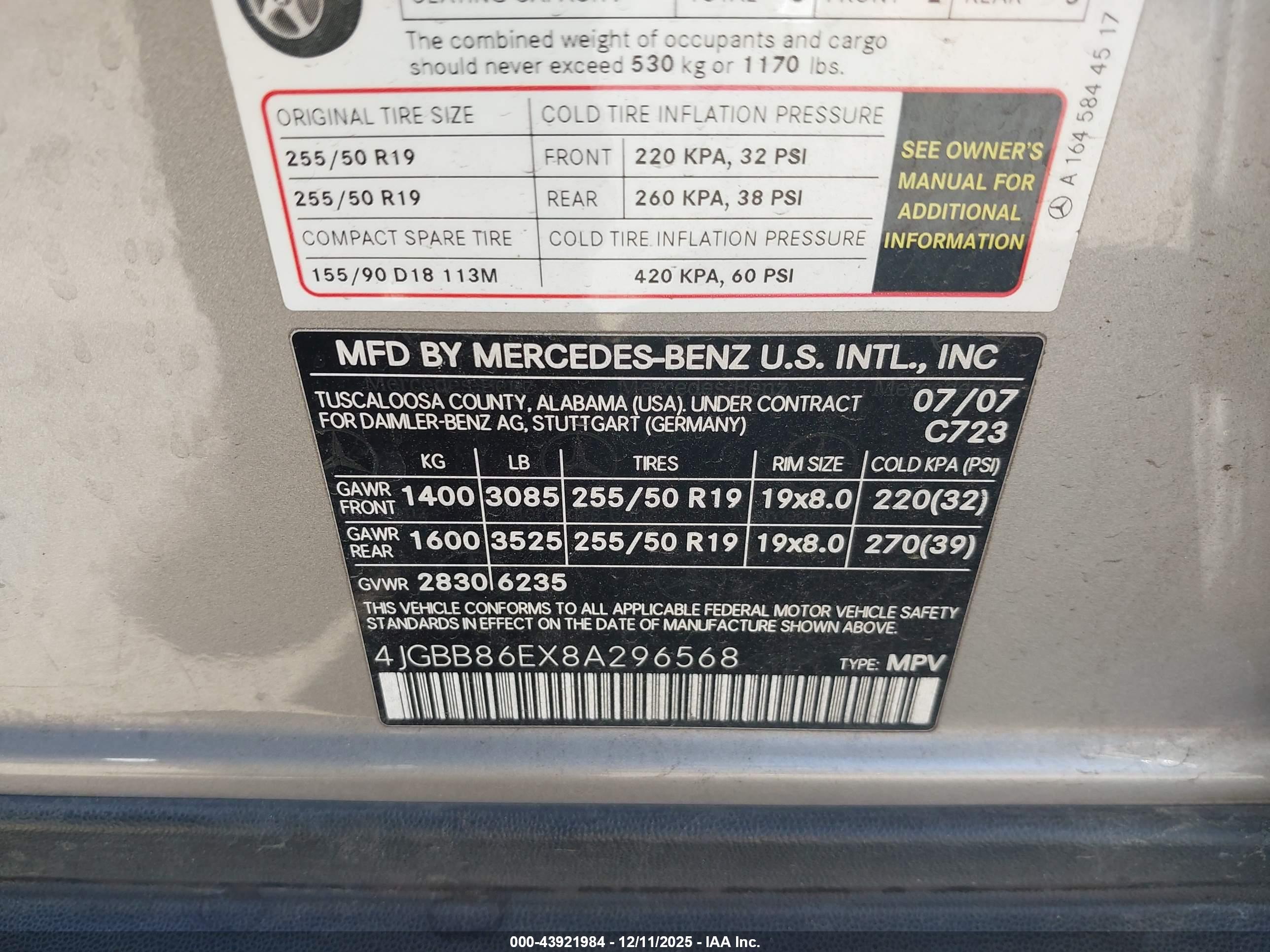 MERCEDES-BENZ ML image 9