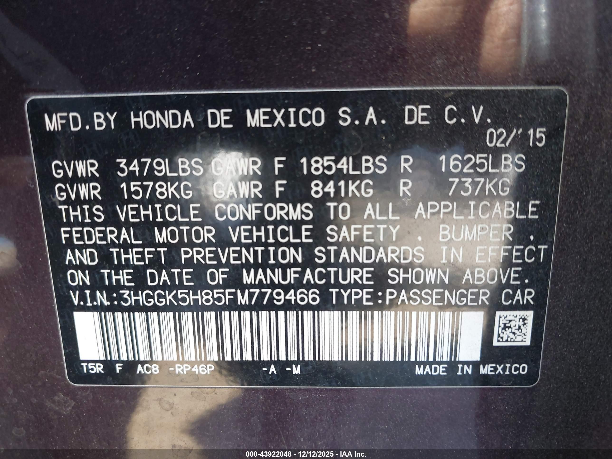 HONDA FIT image 9