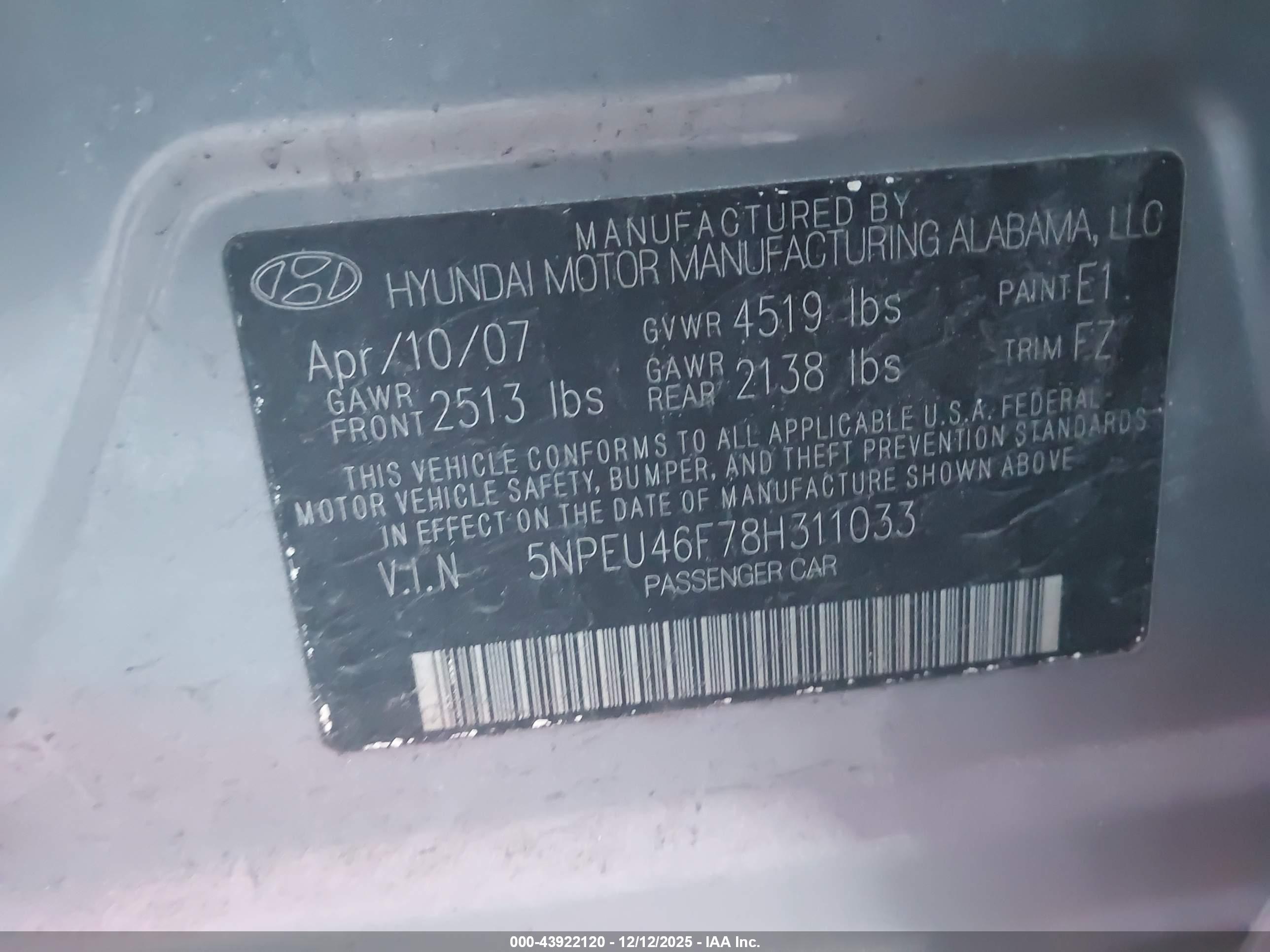 HYUNDAI SONATA image 9
