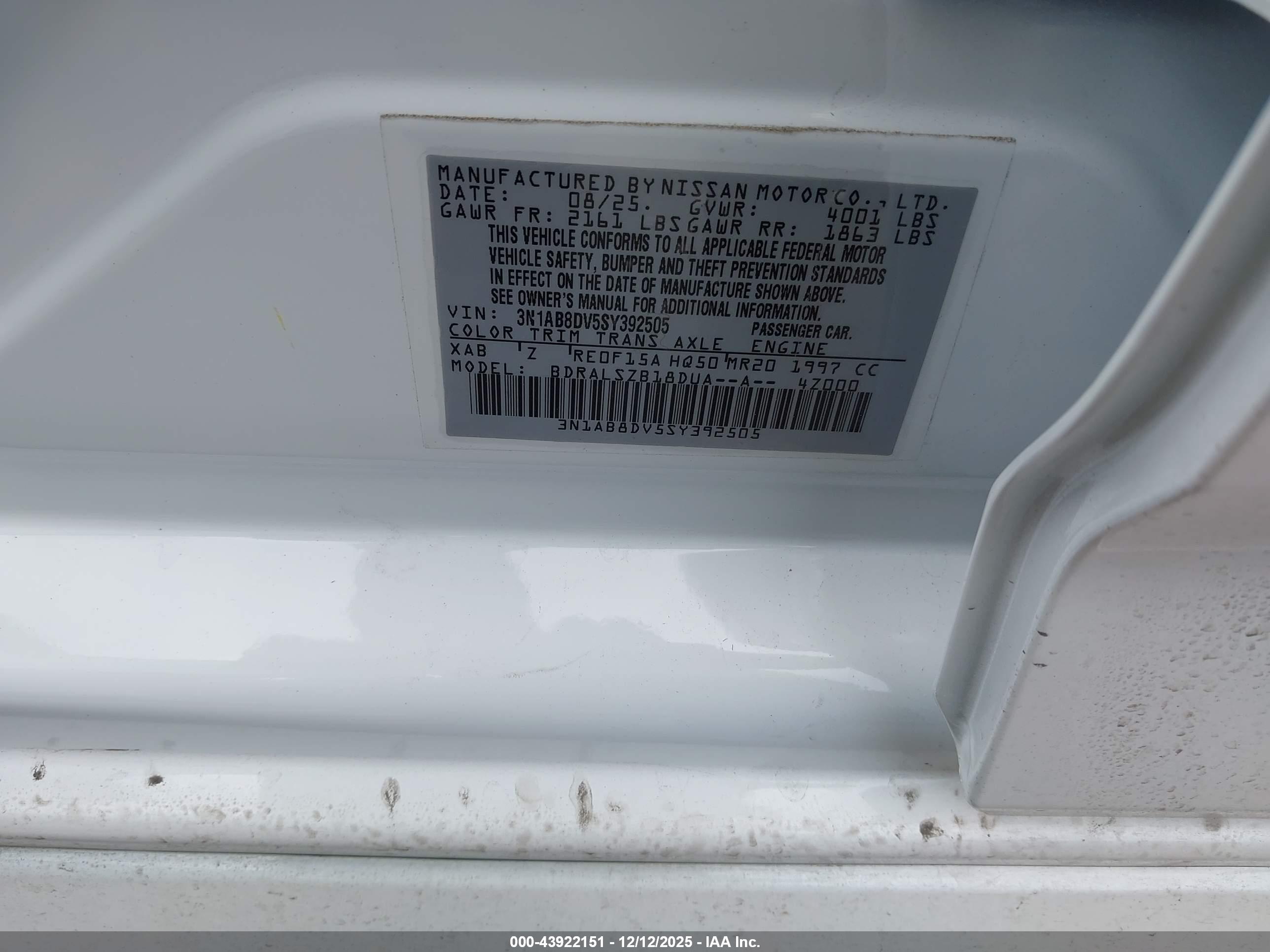 NISSAN SENTRA image 9