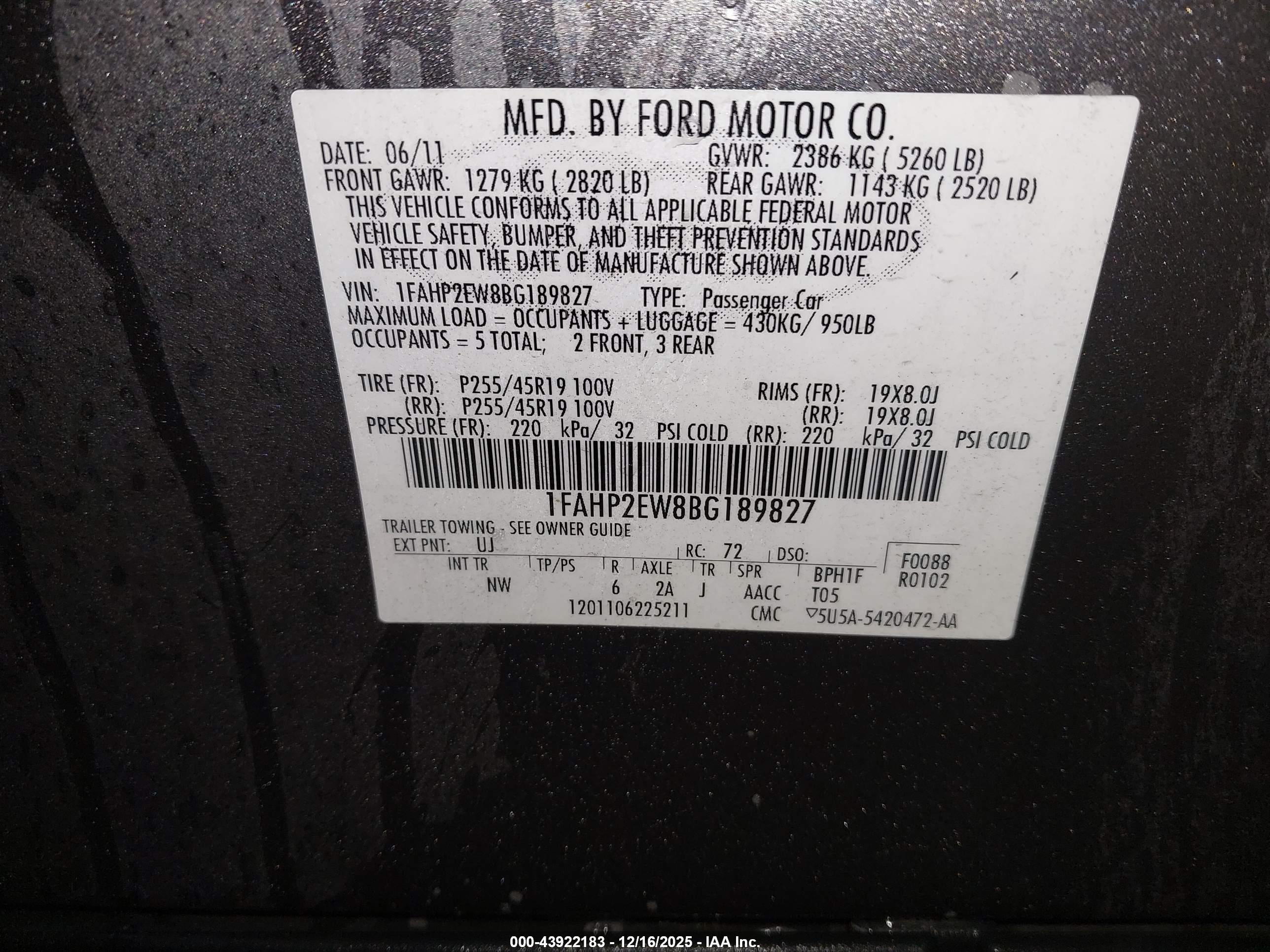 FORD TAURUS image 9