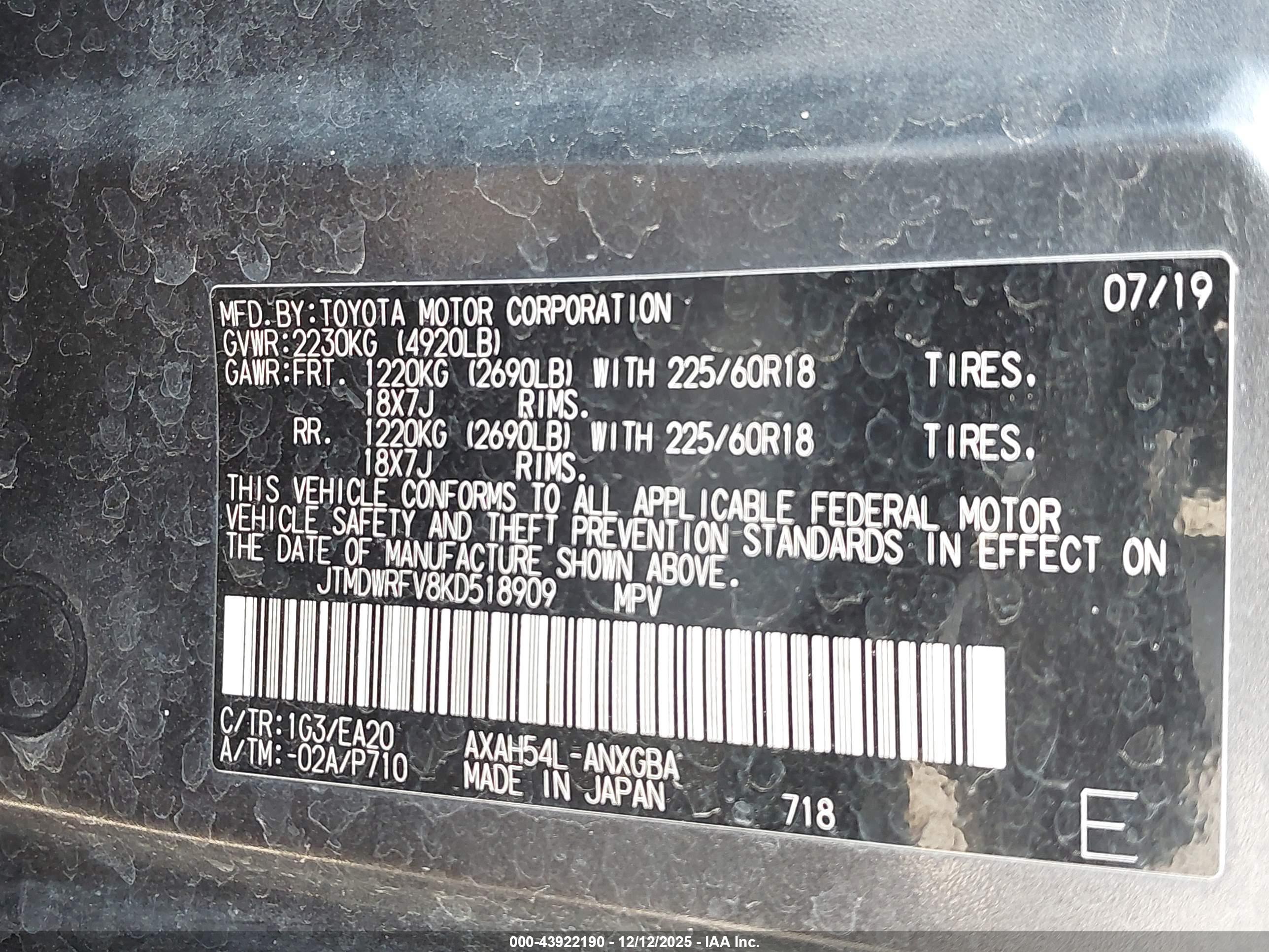 TOYOTA RAV4 image 9