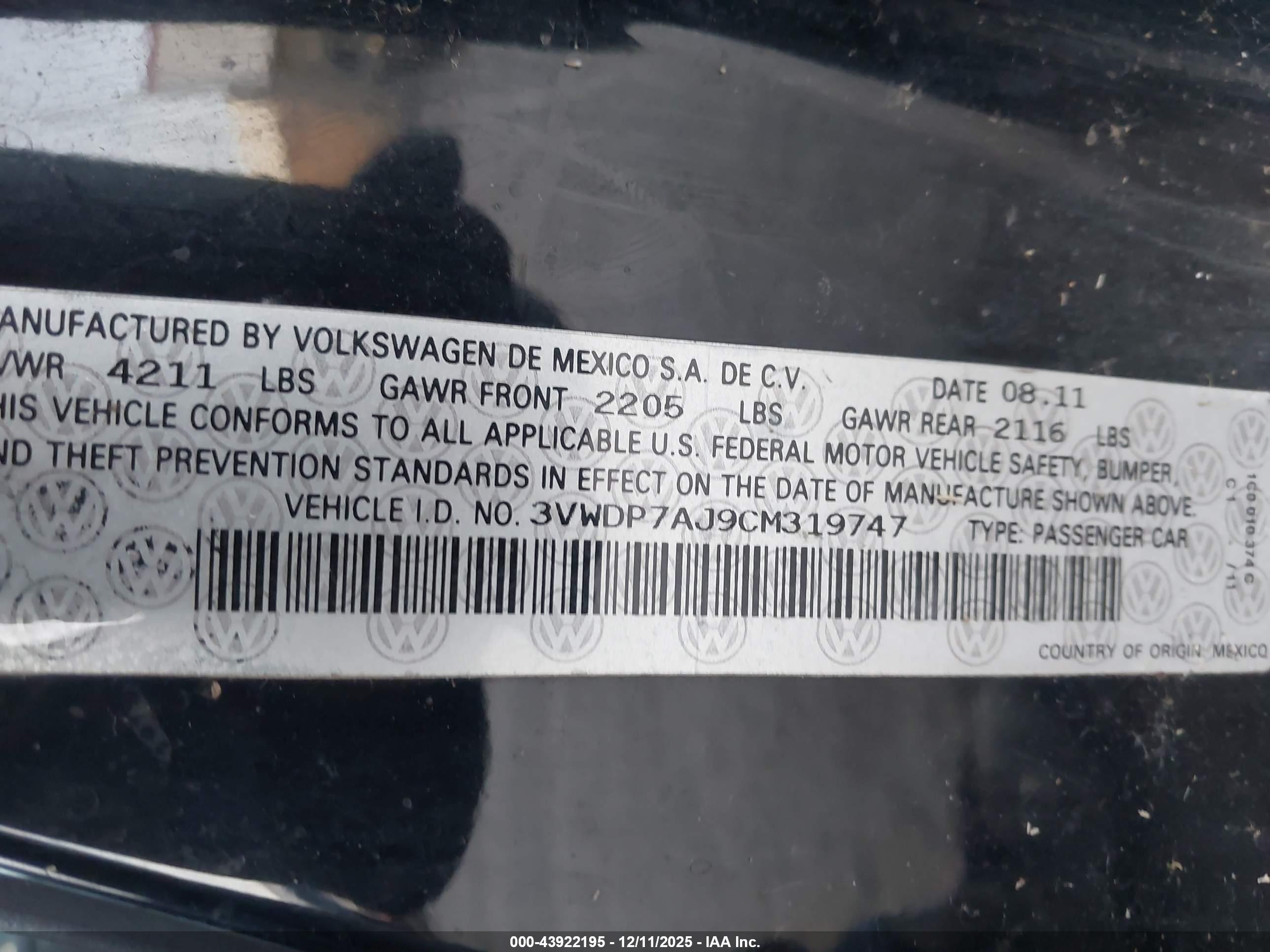VOLKSWAGEN JETTA image 9