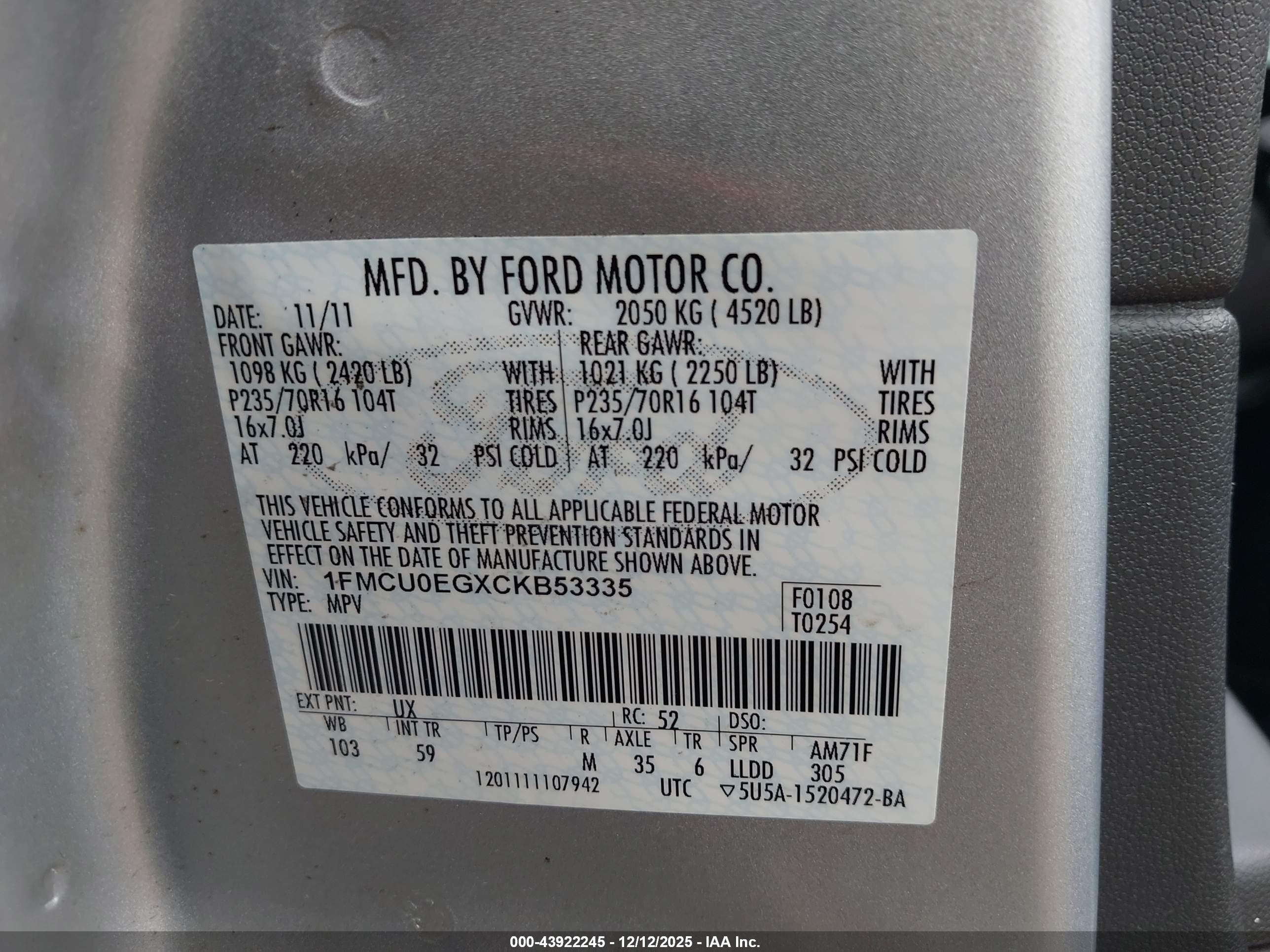 FORD ESCAPE image 9