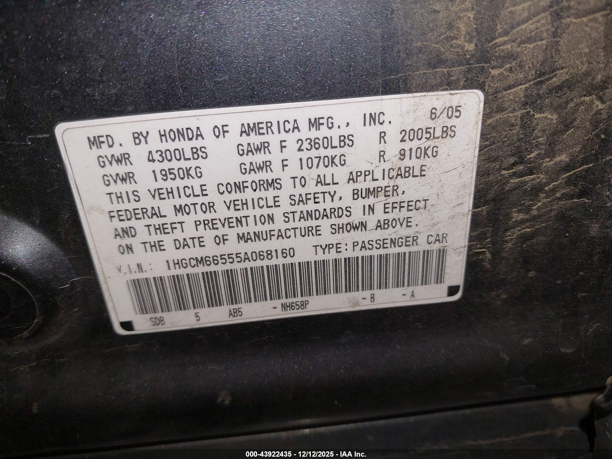HONDA ACCORD image 9