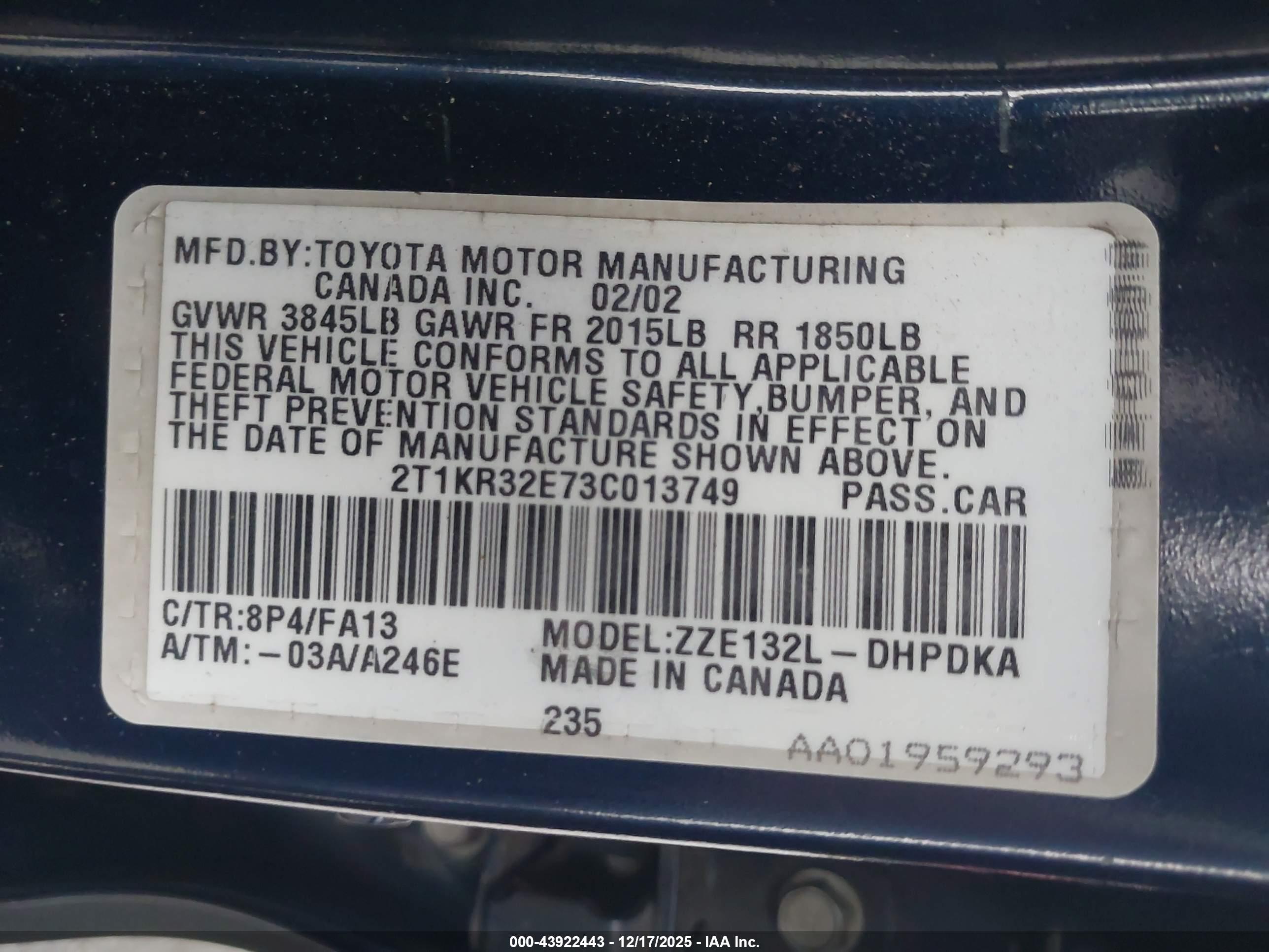 TOYOTA MATRIX image 9