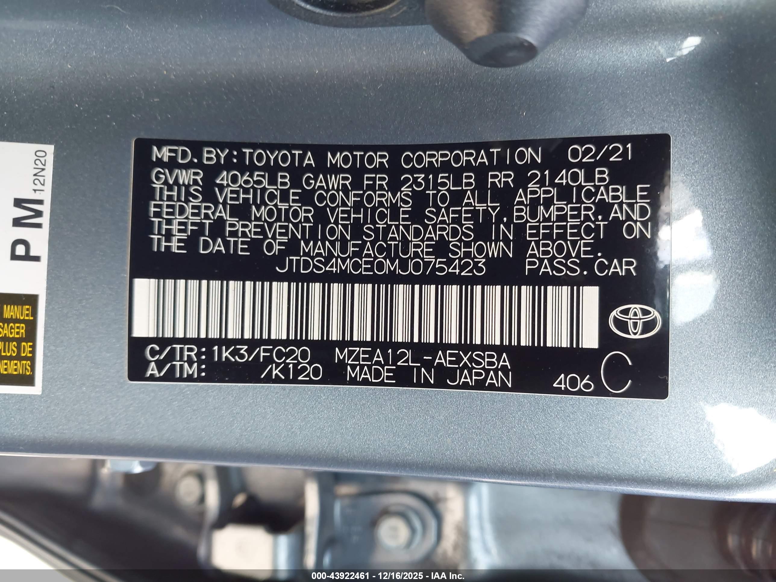 TOYOTA COROLLA image 9