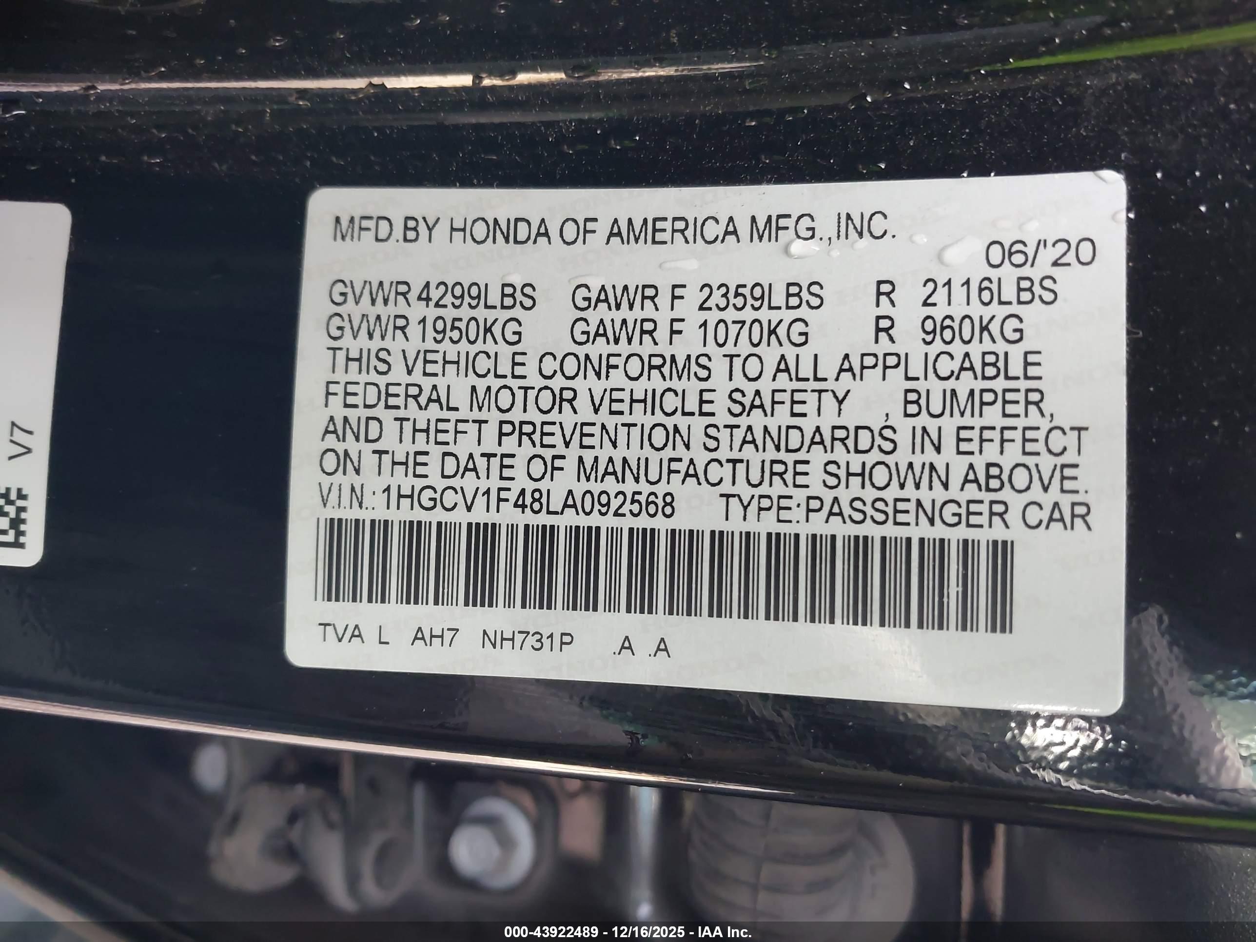 HONDA ACCORD image 9