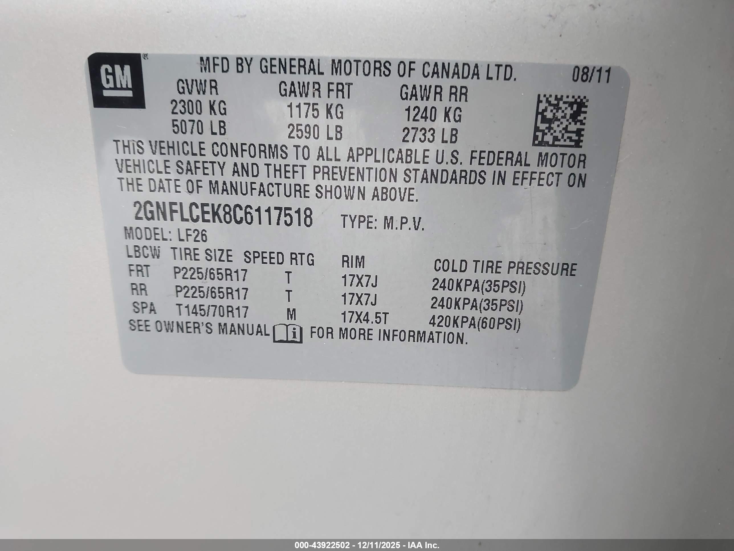 CHEVROLET EQUINOX image 9