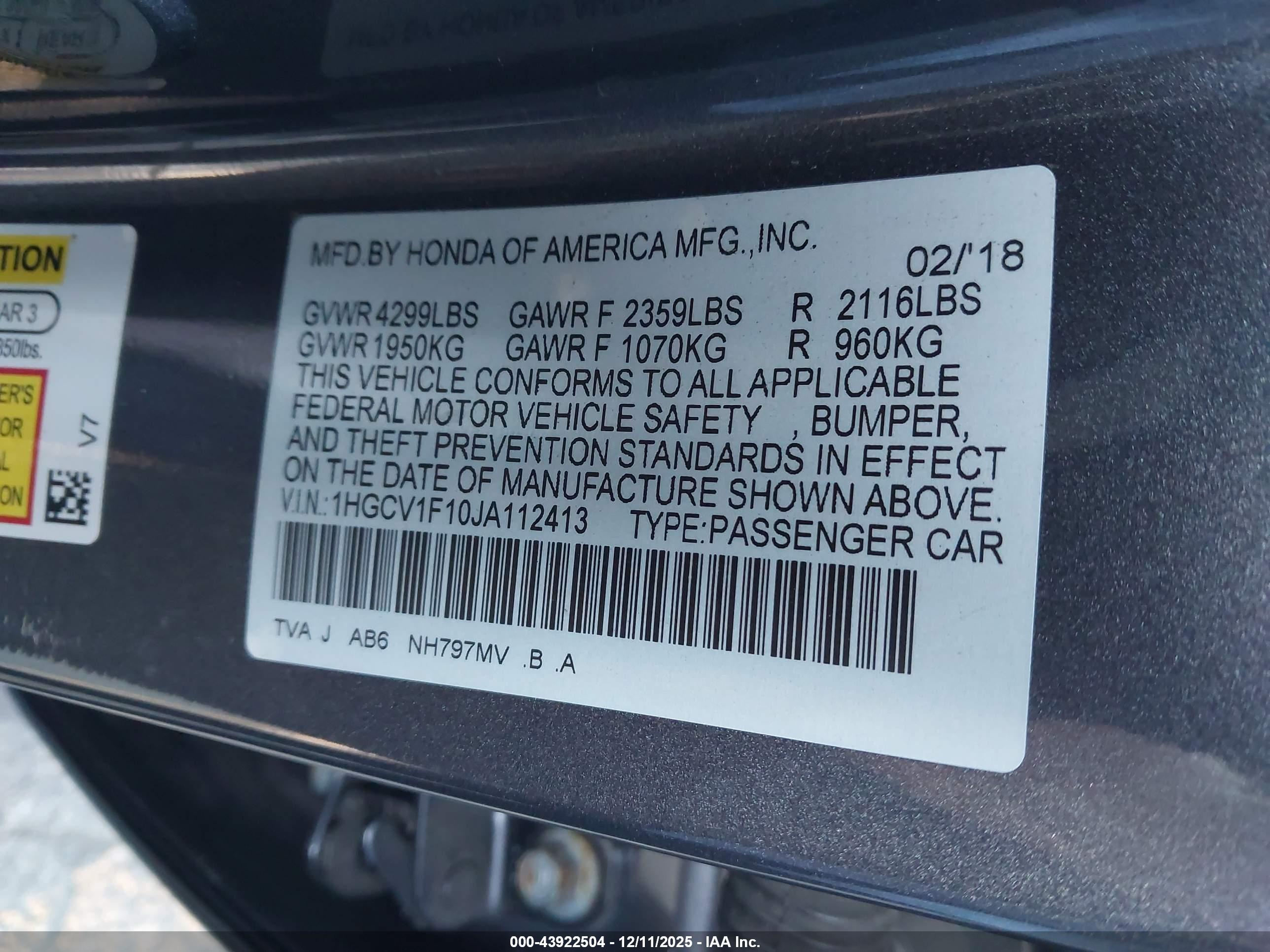 HONDA ACCORD image 9