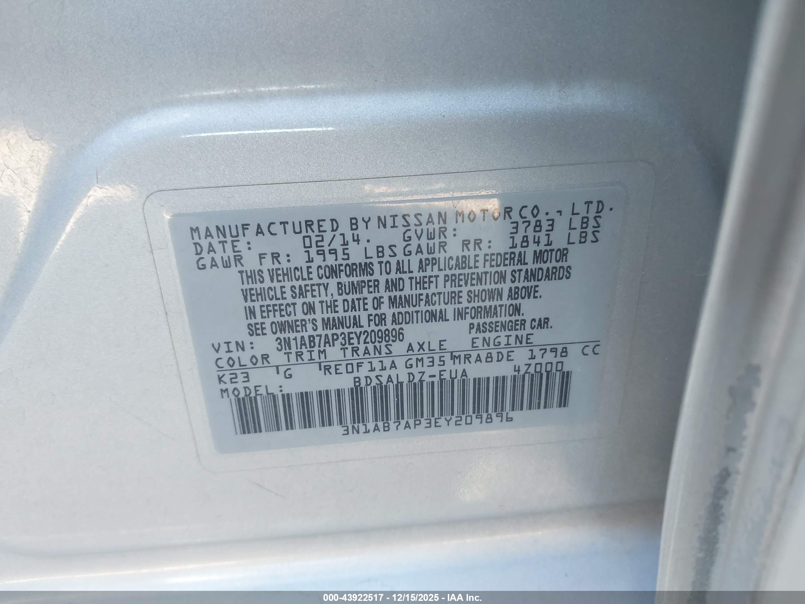 NISSAN SENTRA image 9
