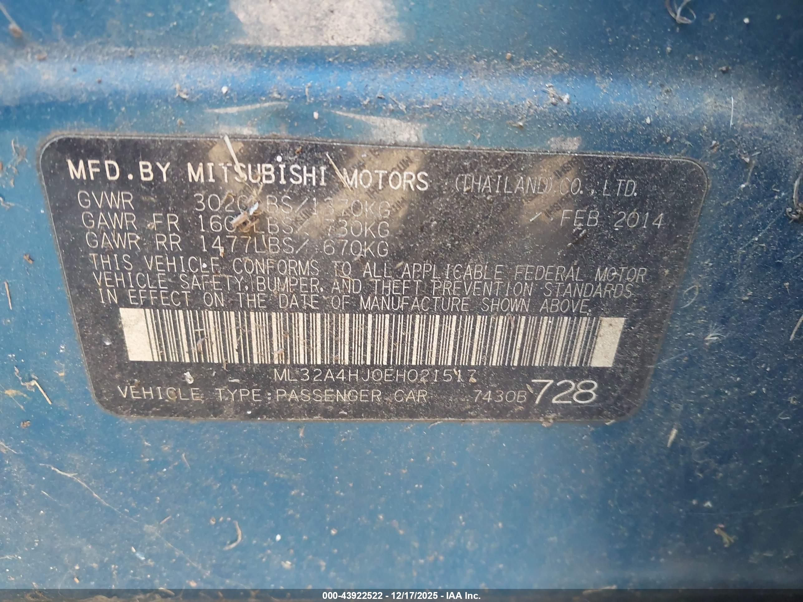 MITSUBISHI MIRAGE image 9