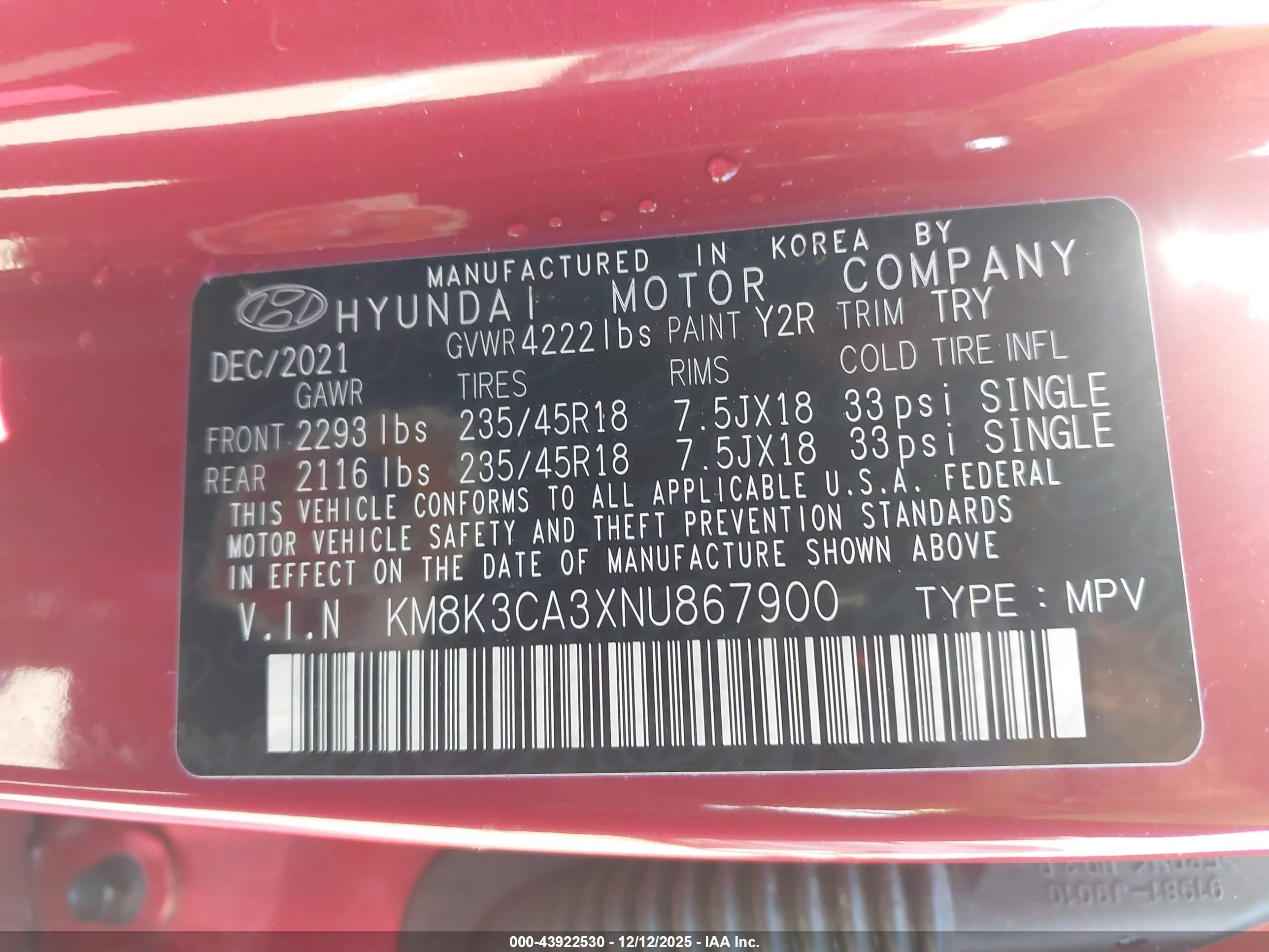 HYUNDAI KONA image 9