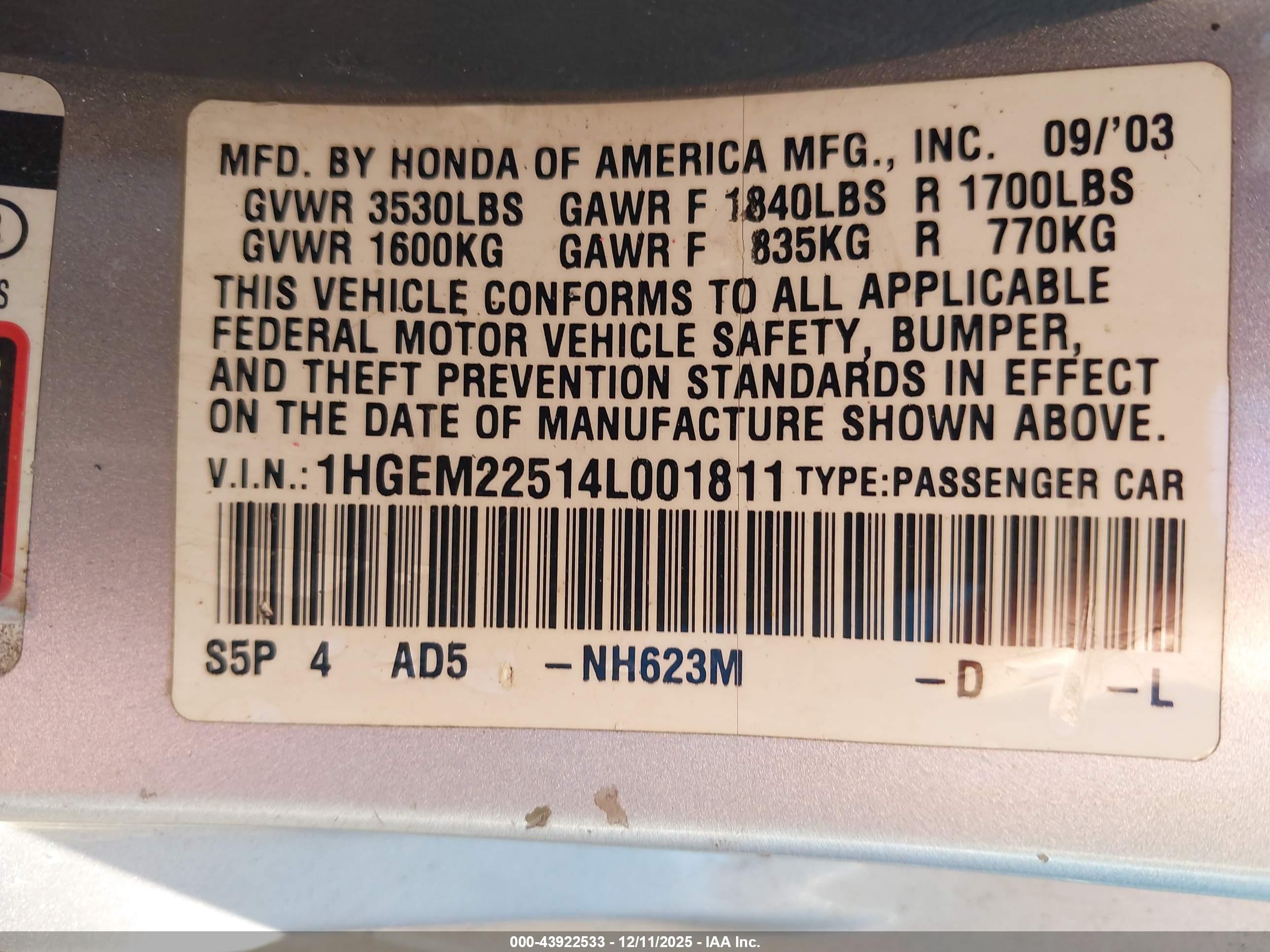 HONDA CIVIC image 9