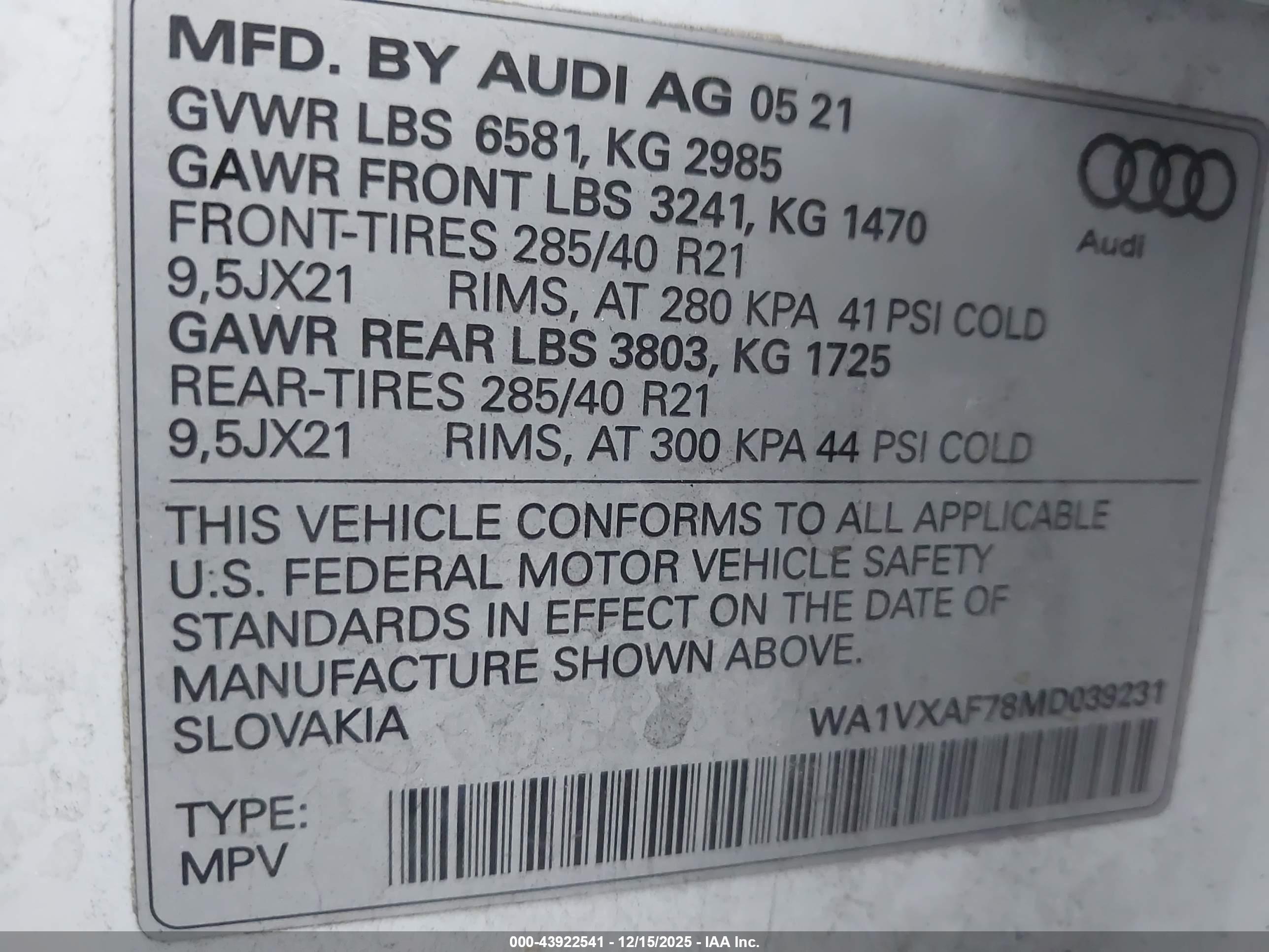 AUDI Q7 image 9