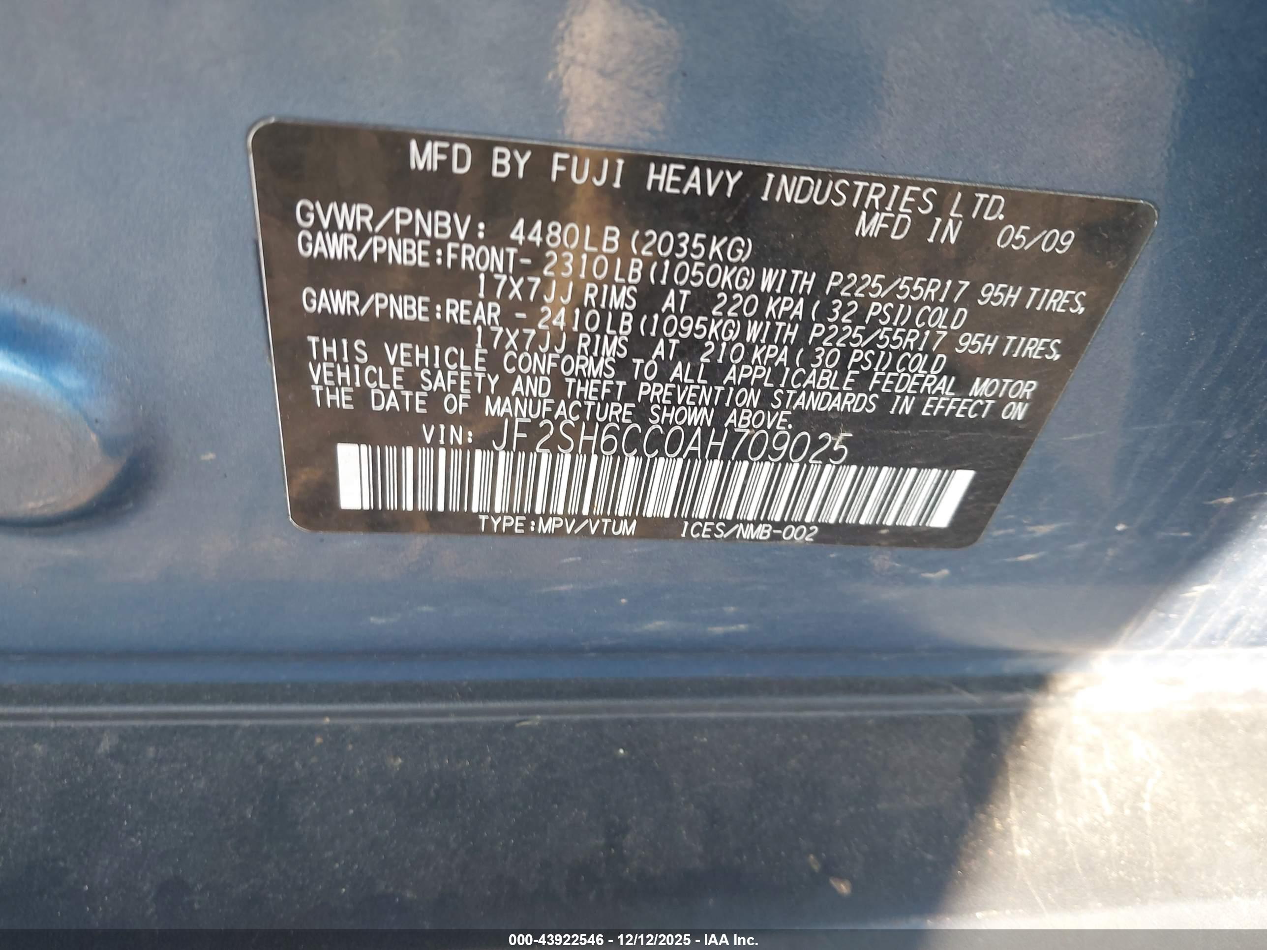 SUBARU FORESTER image 9