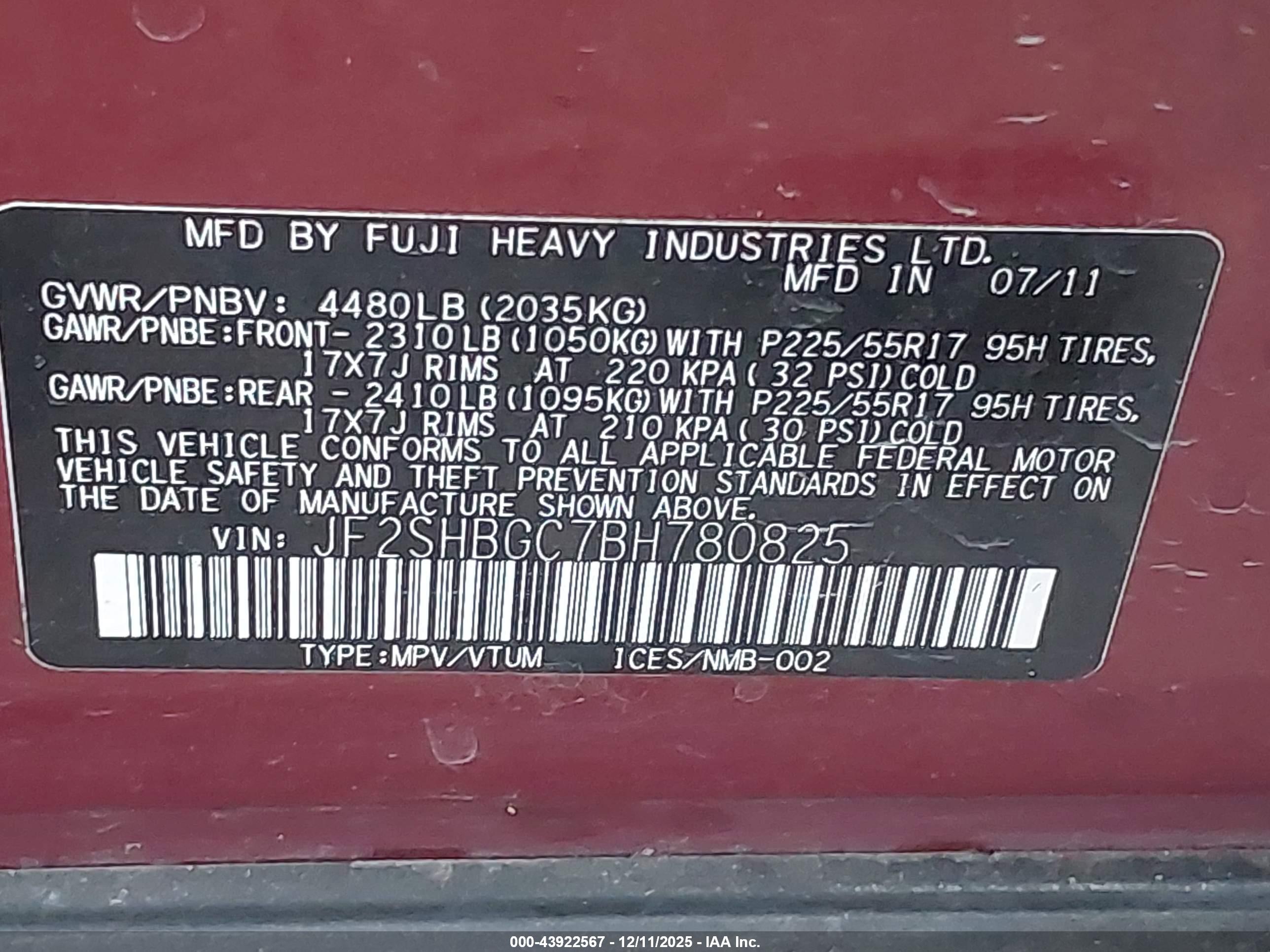 SUBARU FORESTER image 9