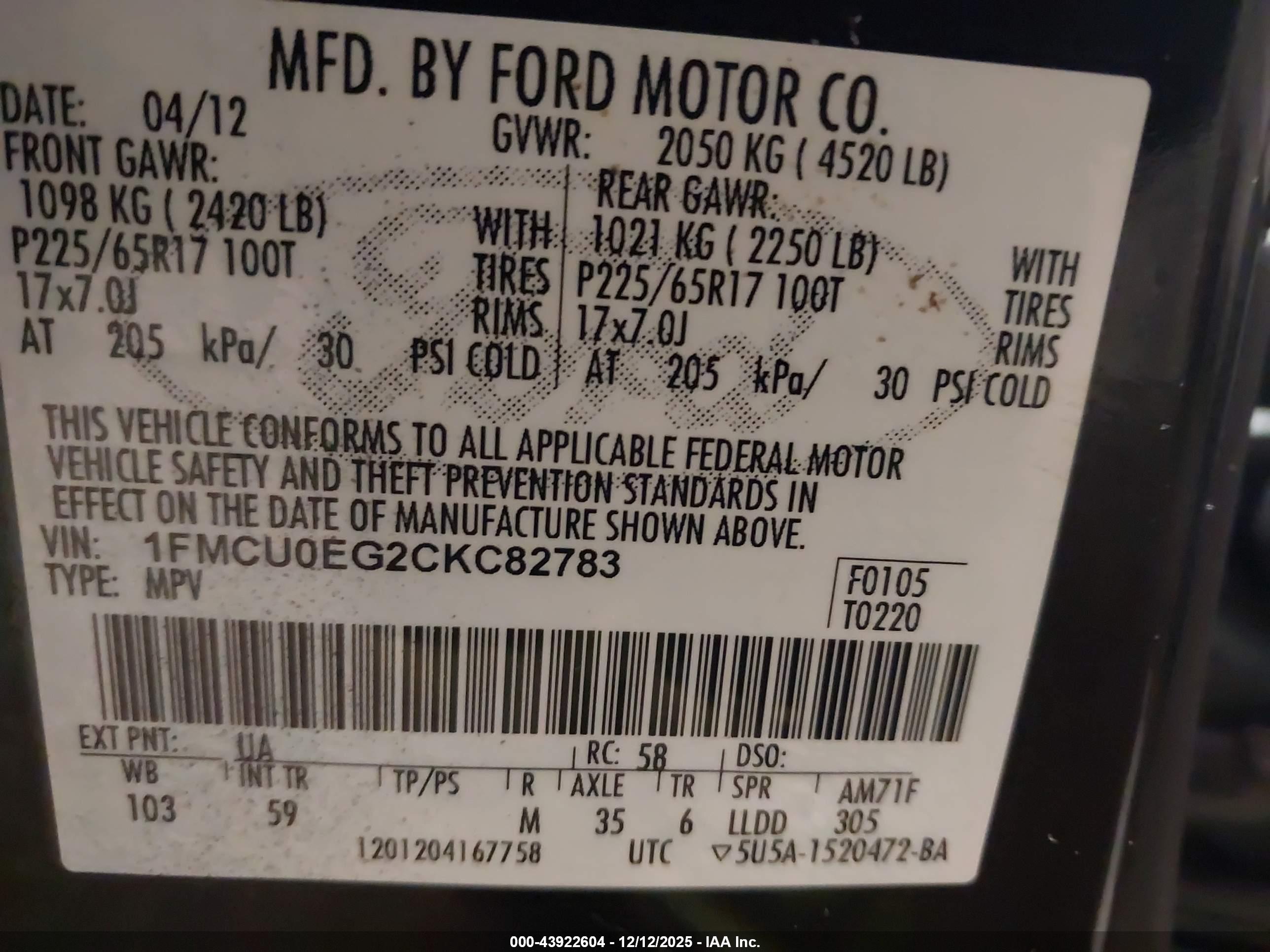 FORD ESCAPE image 9