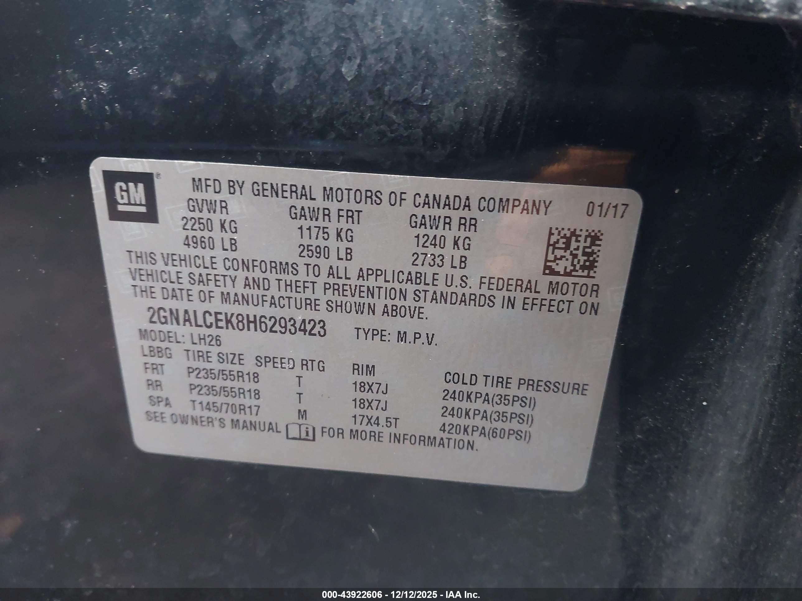 CHEVROLET EQUINOX image 9