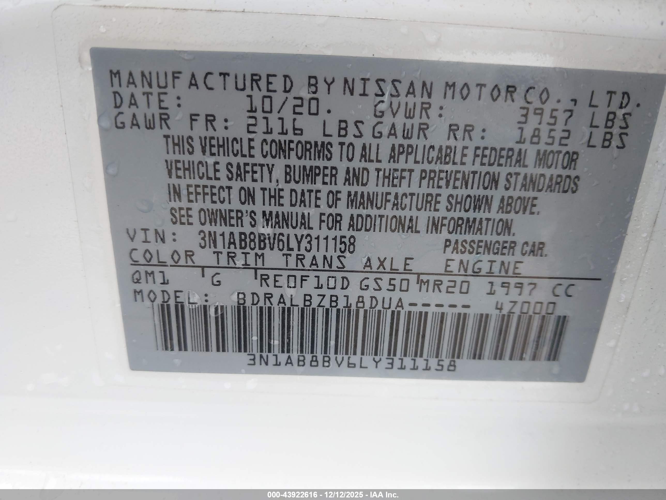 NISSAN SENTRA image 9