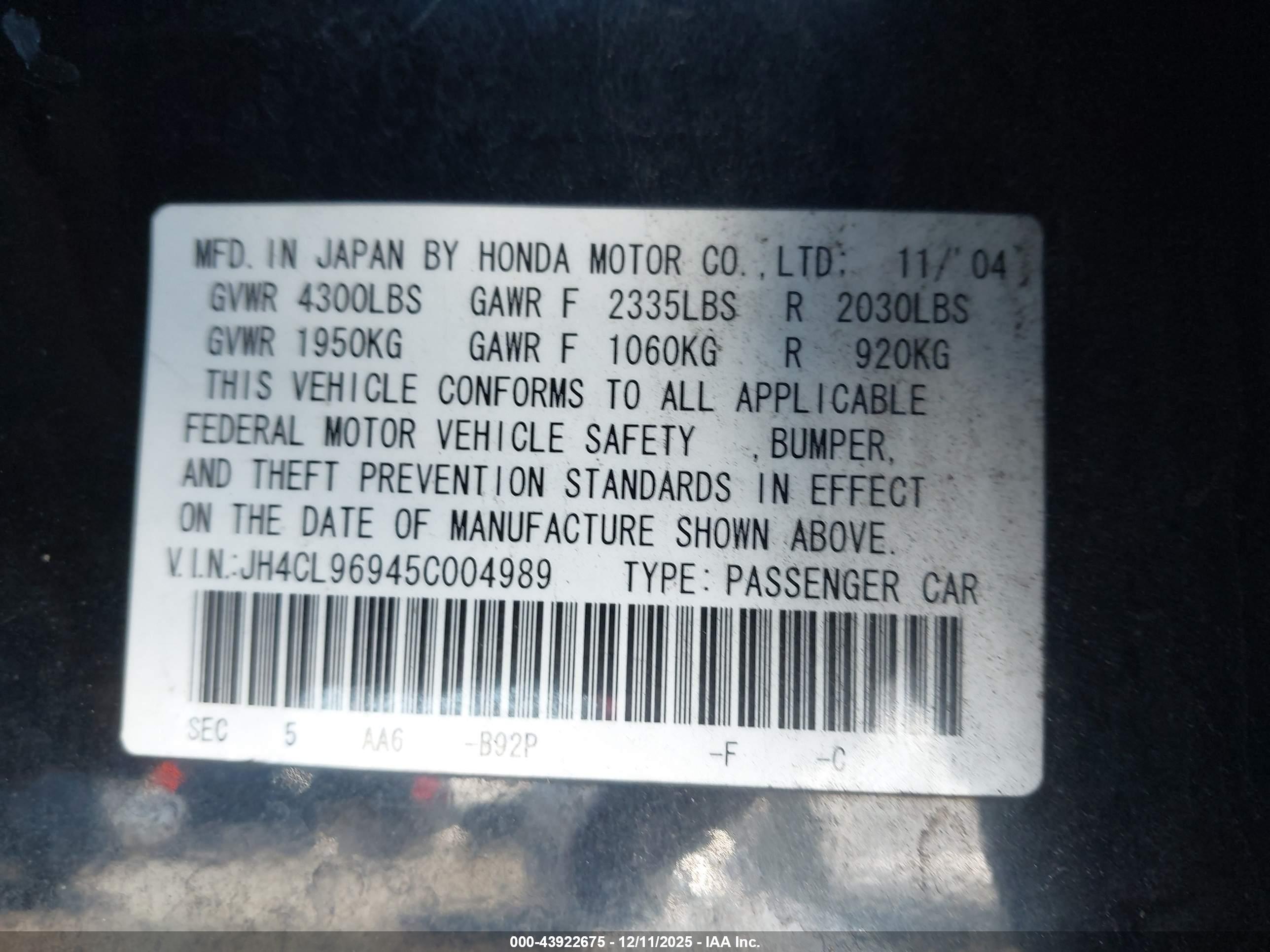ACURA TSX image 9