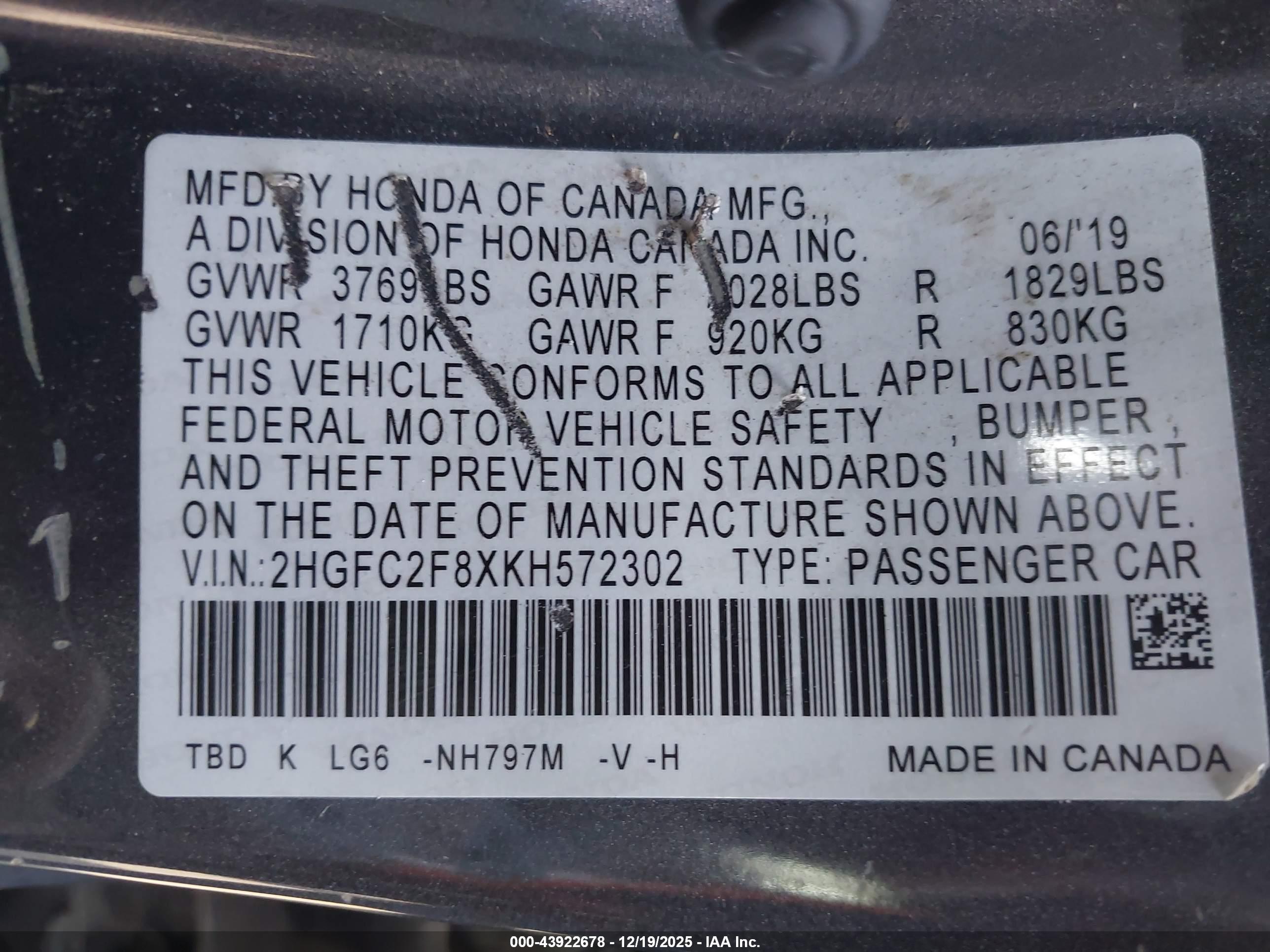 HONDA CIVIC image 9