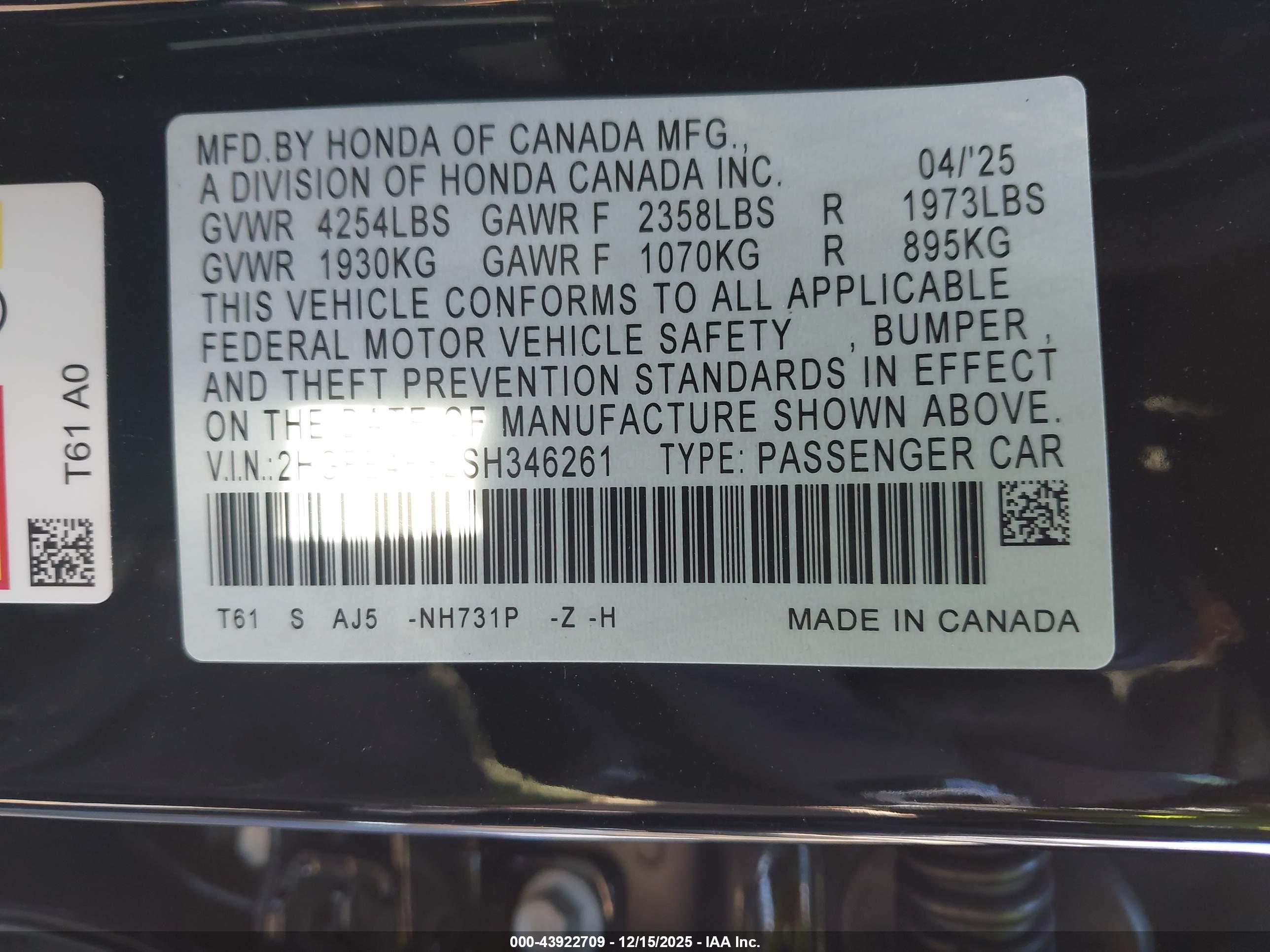 HONDA CIVIC image 9