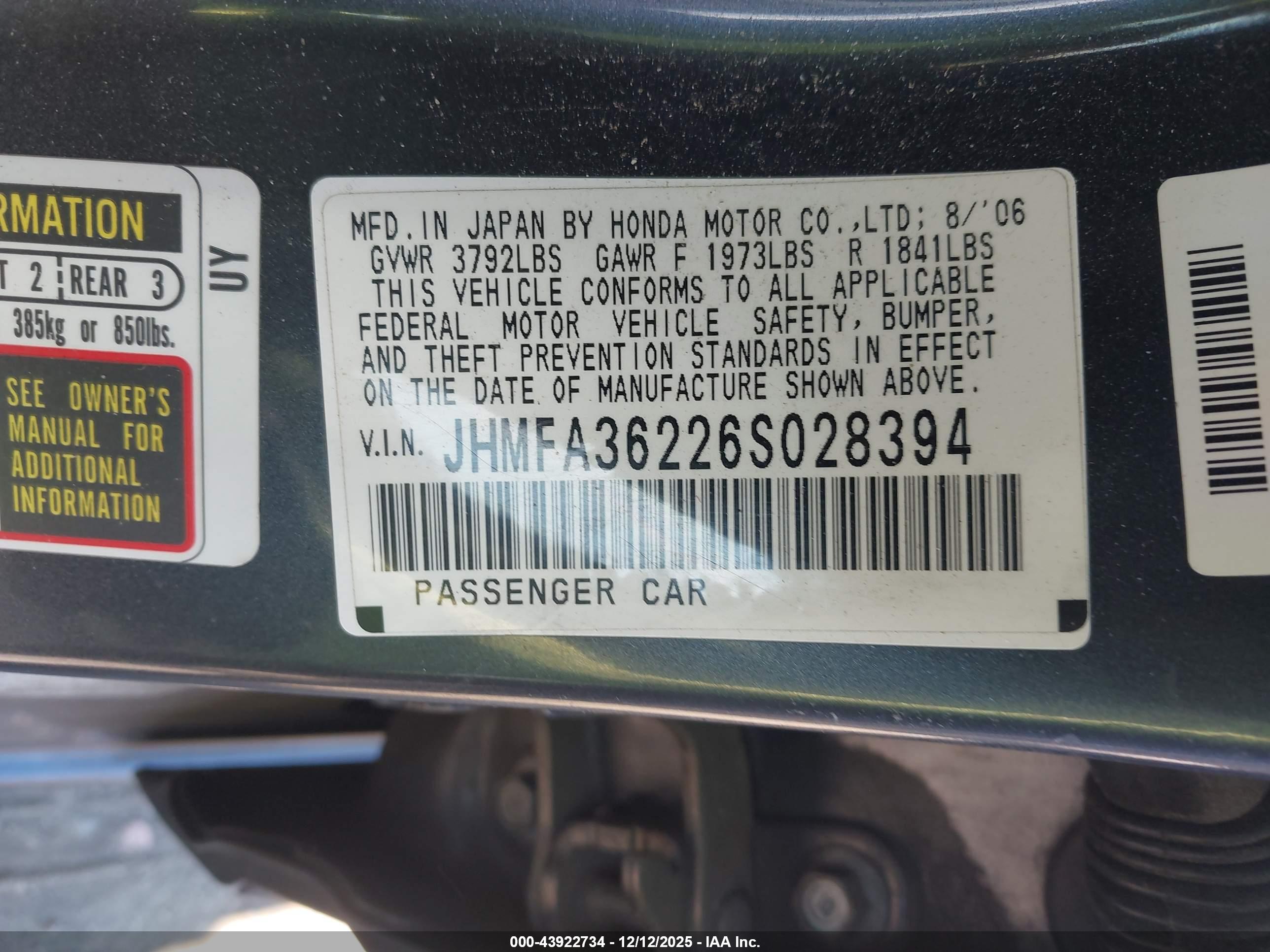 HONDA CIVIC image 9