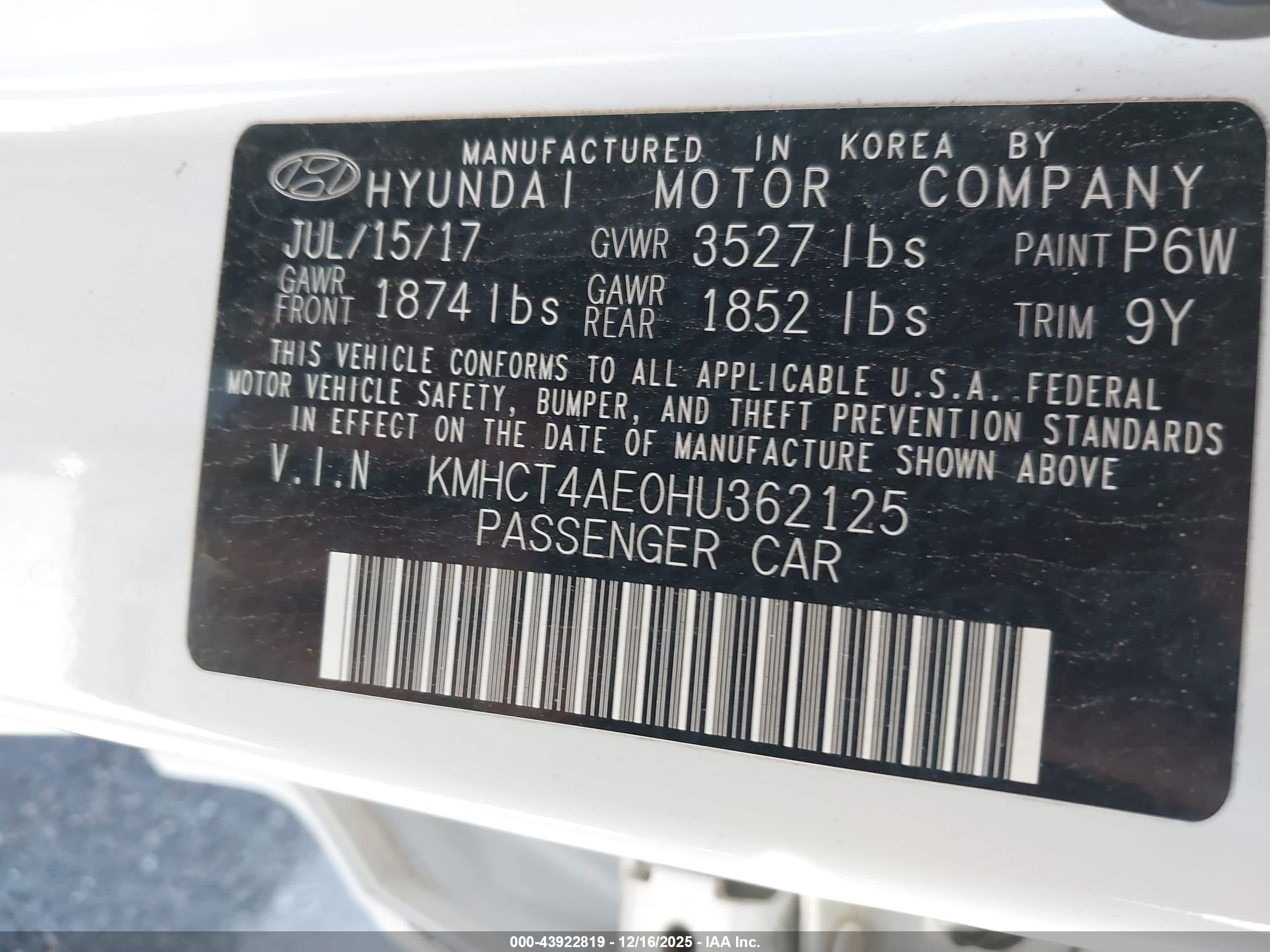 HYUNDAI ACCENT image 9