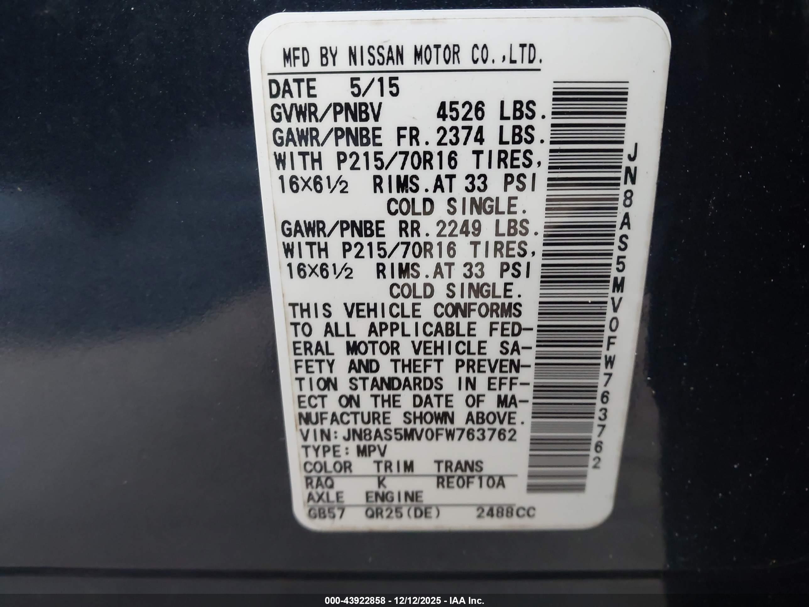 NISSAN ROGUE image 9