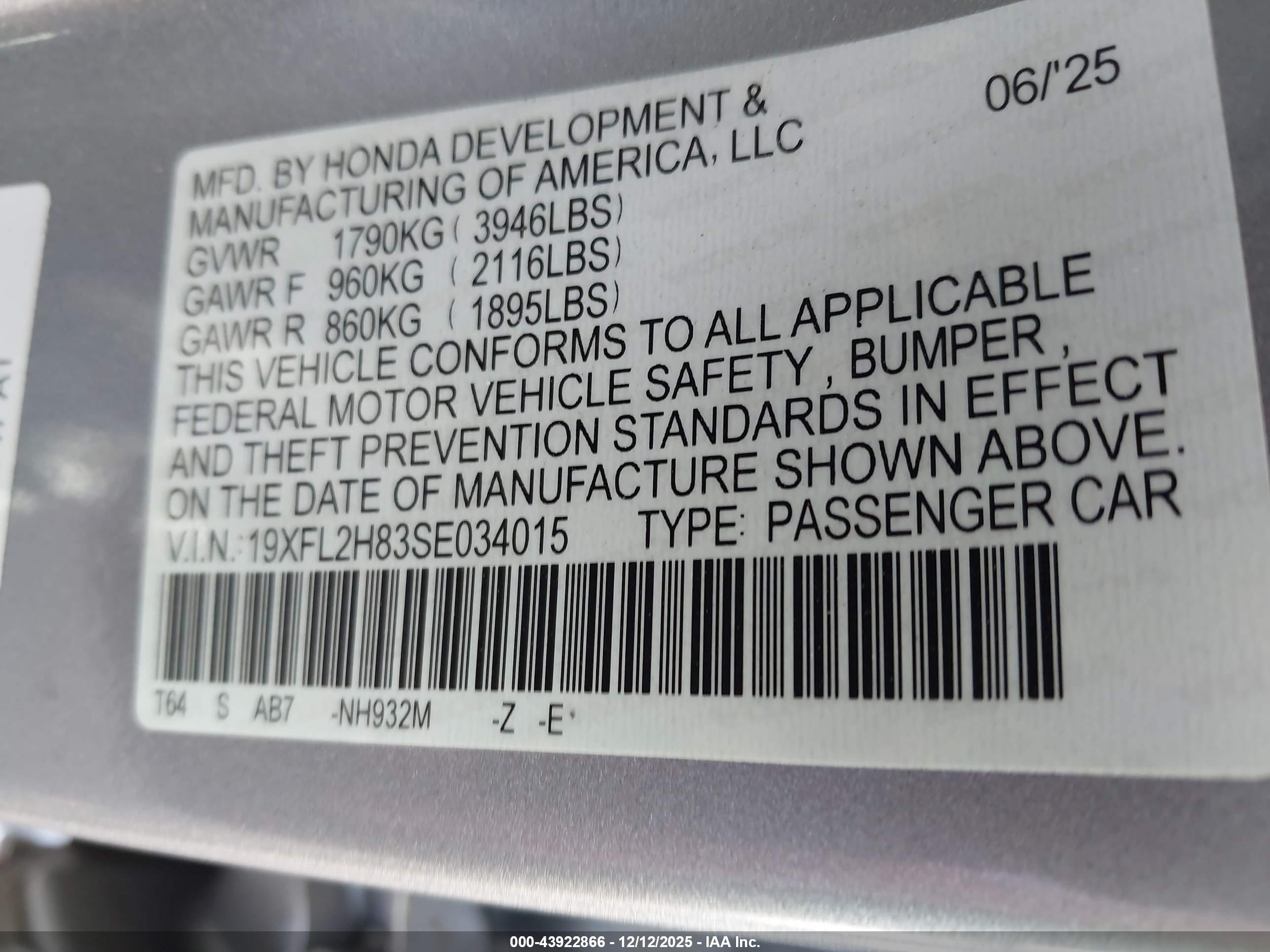 HONDA CIVIC image 9