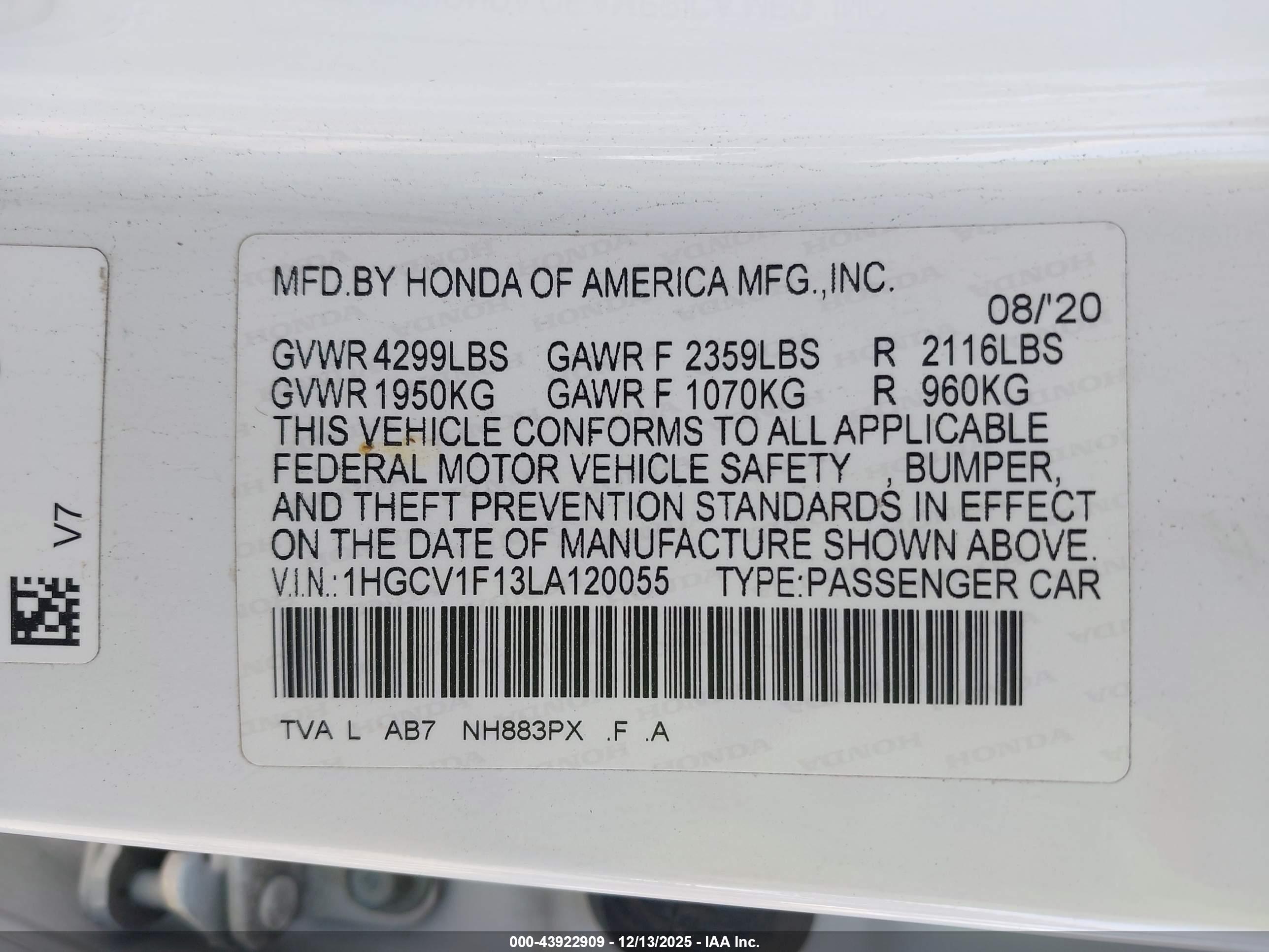 HONDA ACCORD image 9