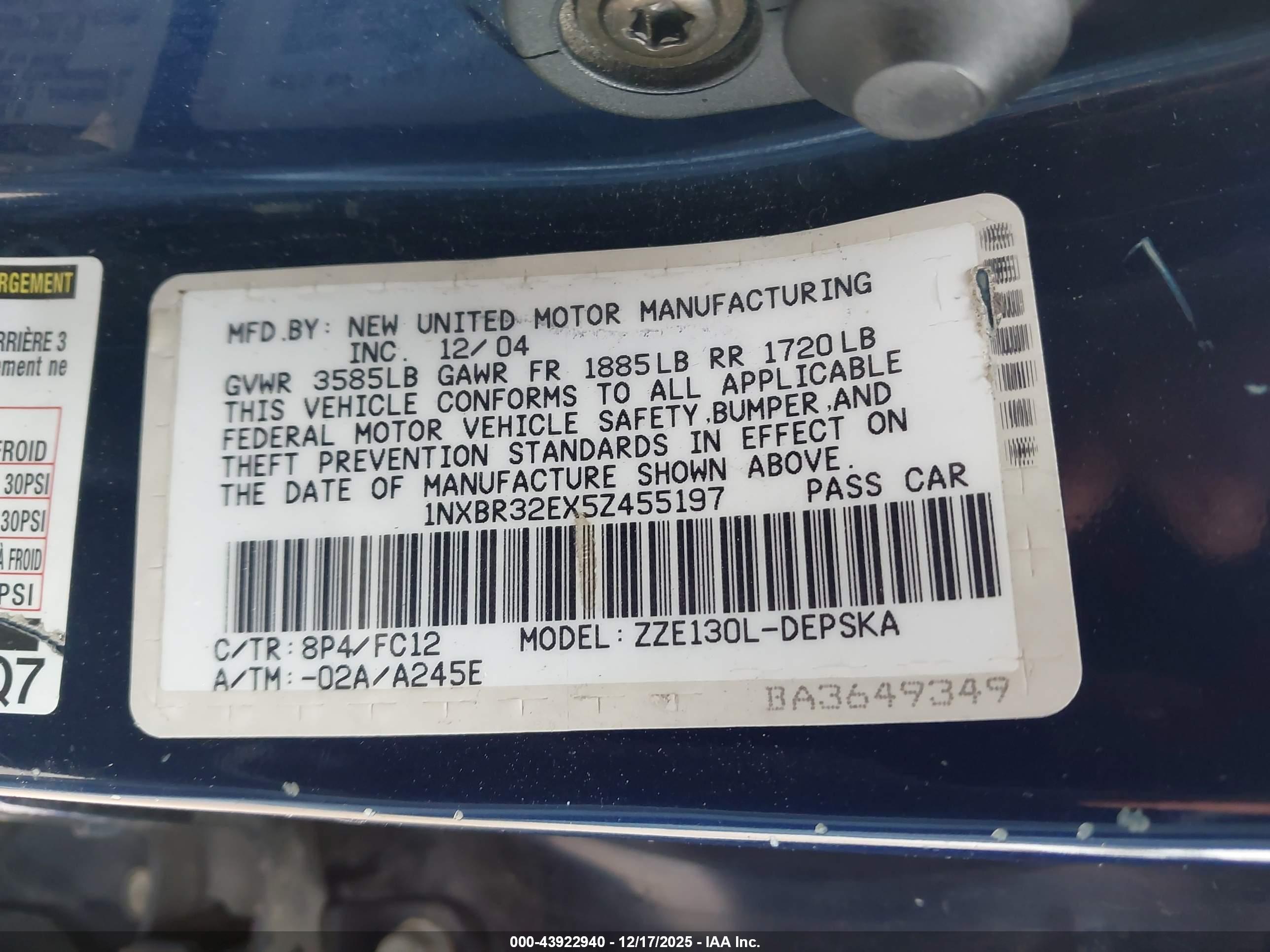 TOYOTA COROLLA image 9