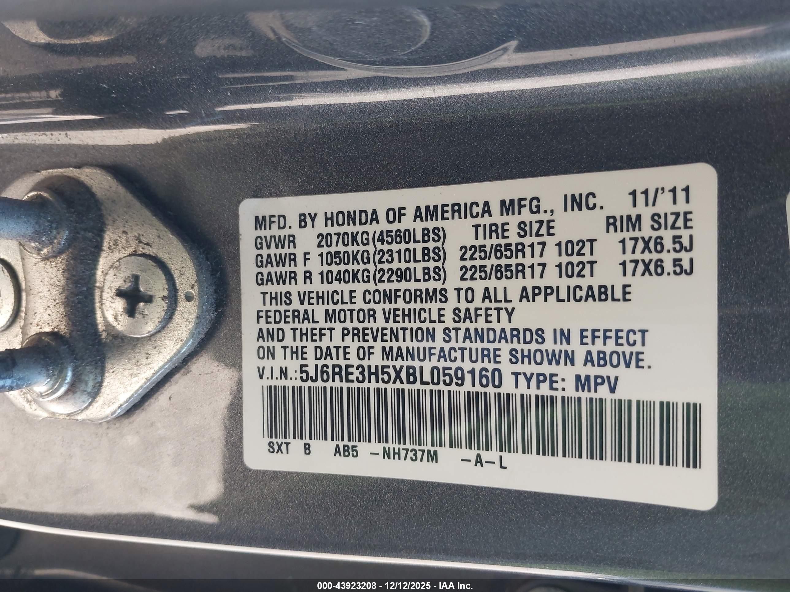 HONDA CR-V image 9