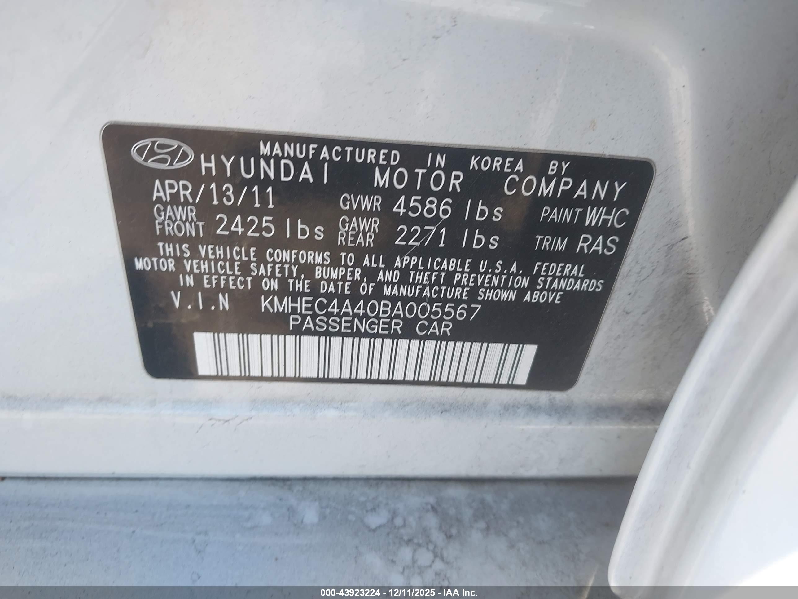 HYUNDAI SONATA image 9