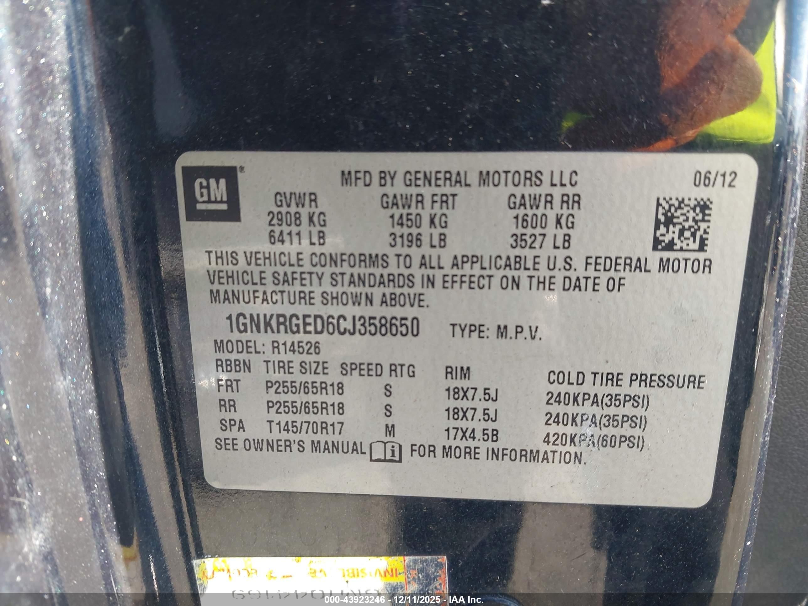 CHEVROLET TRAVERSE image 9