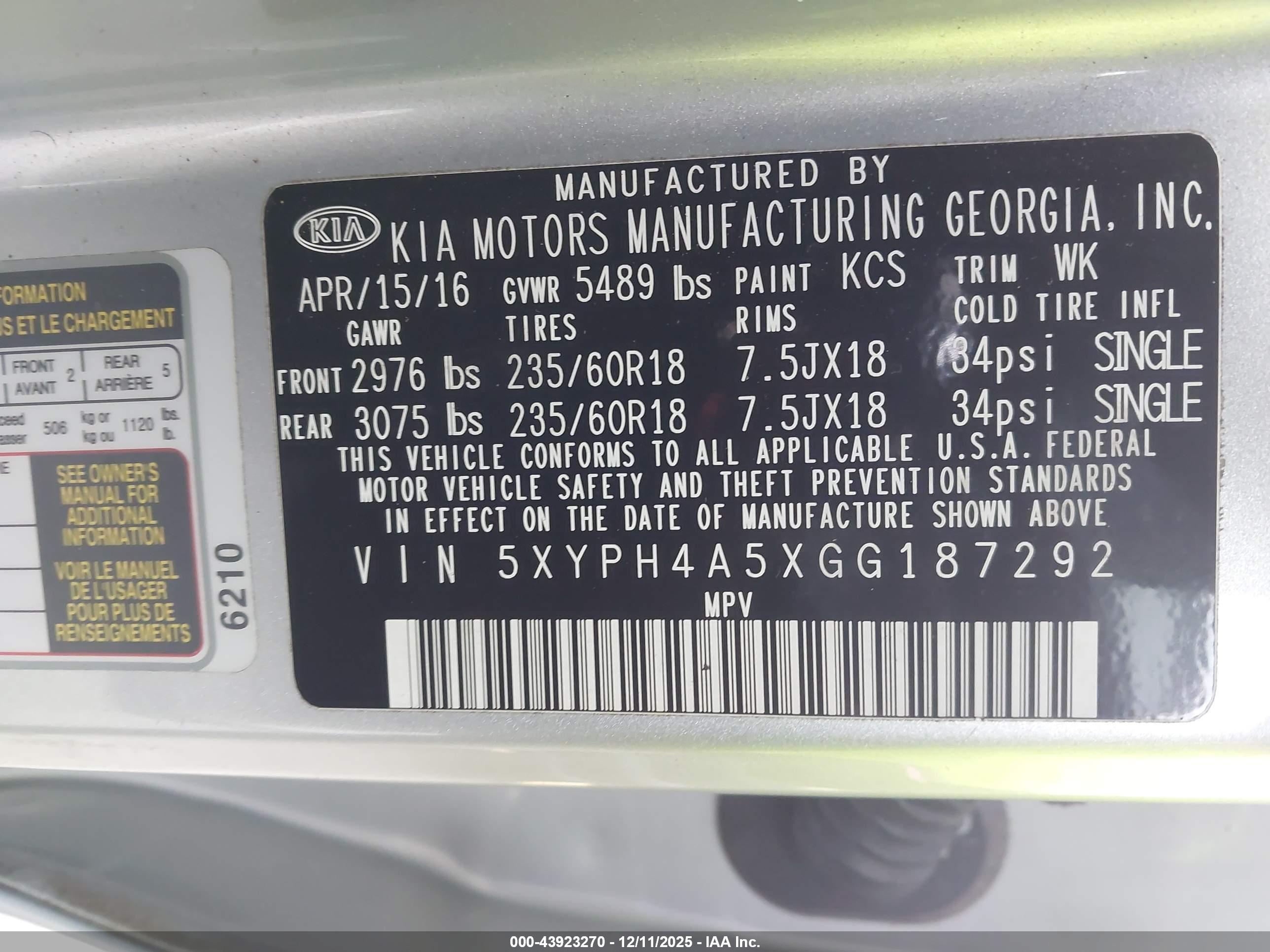 KIA SORENTO image 9
