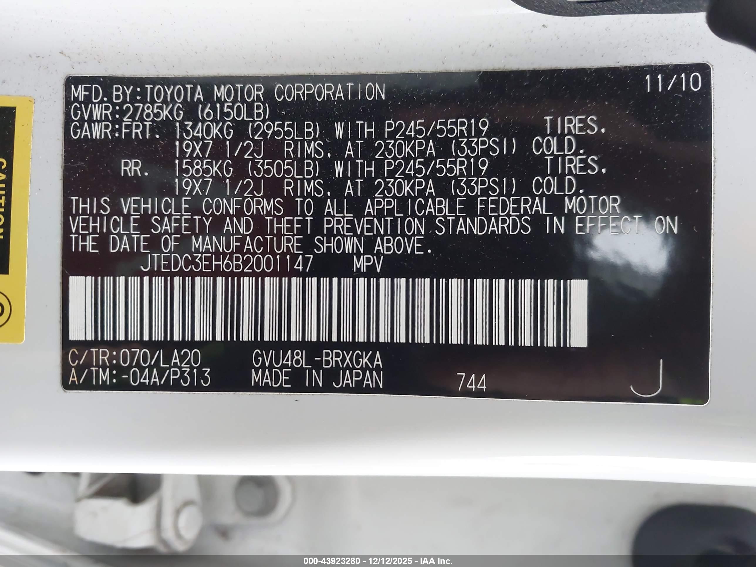 TOYOTA HIGHLANDER image 9