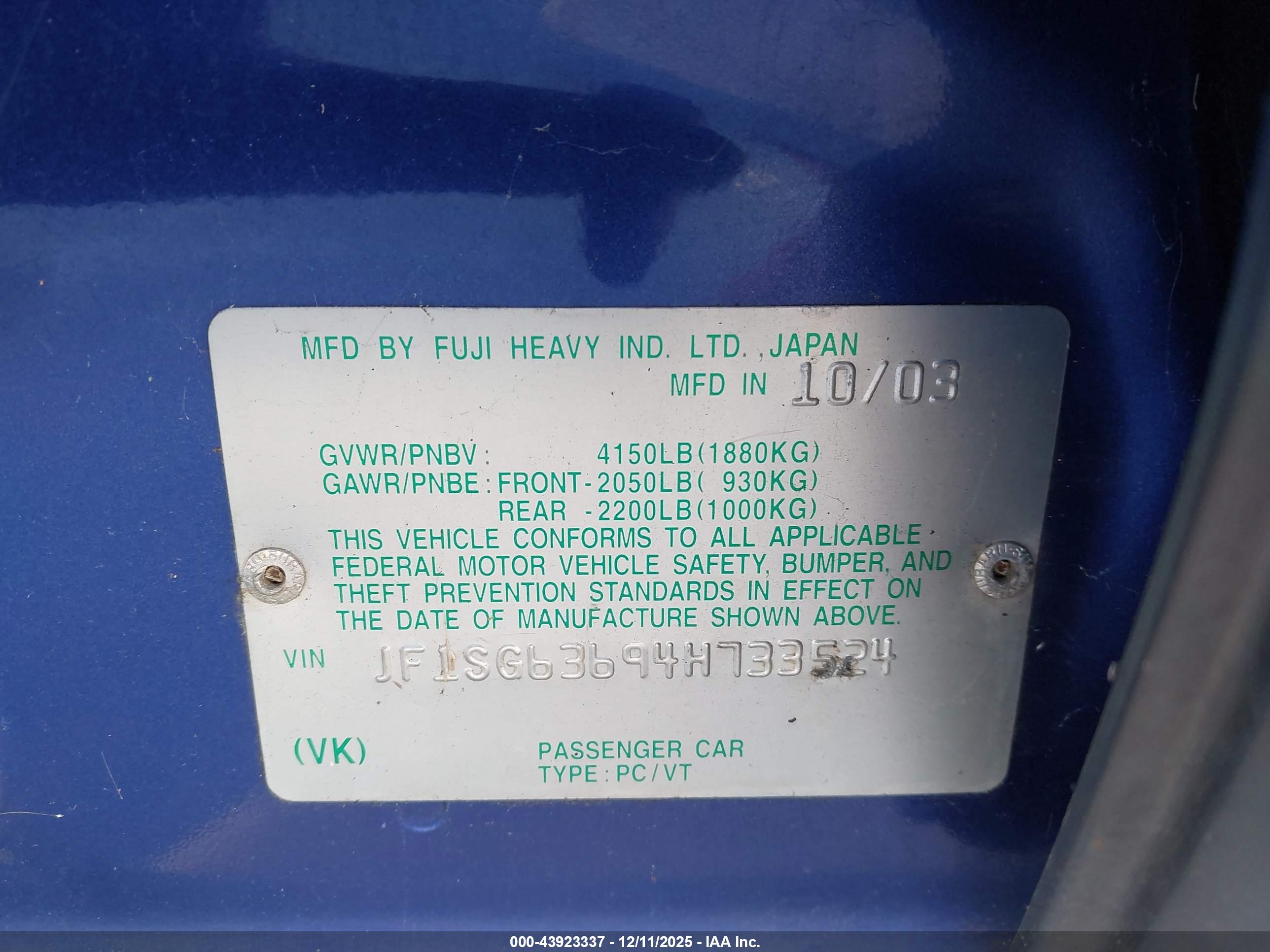 SUBARU FORESTER image 9