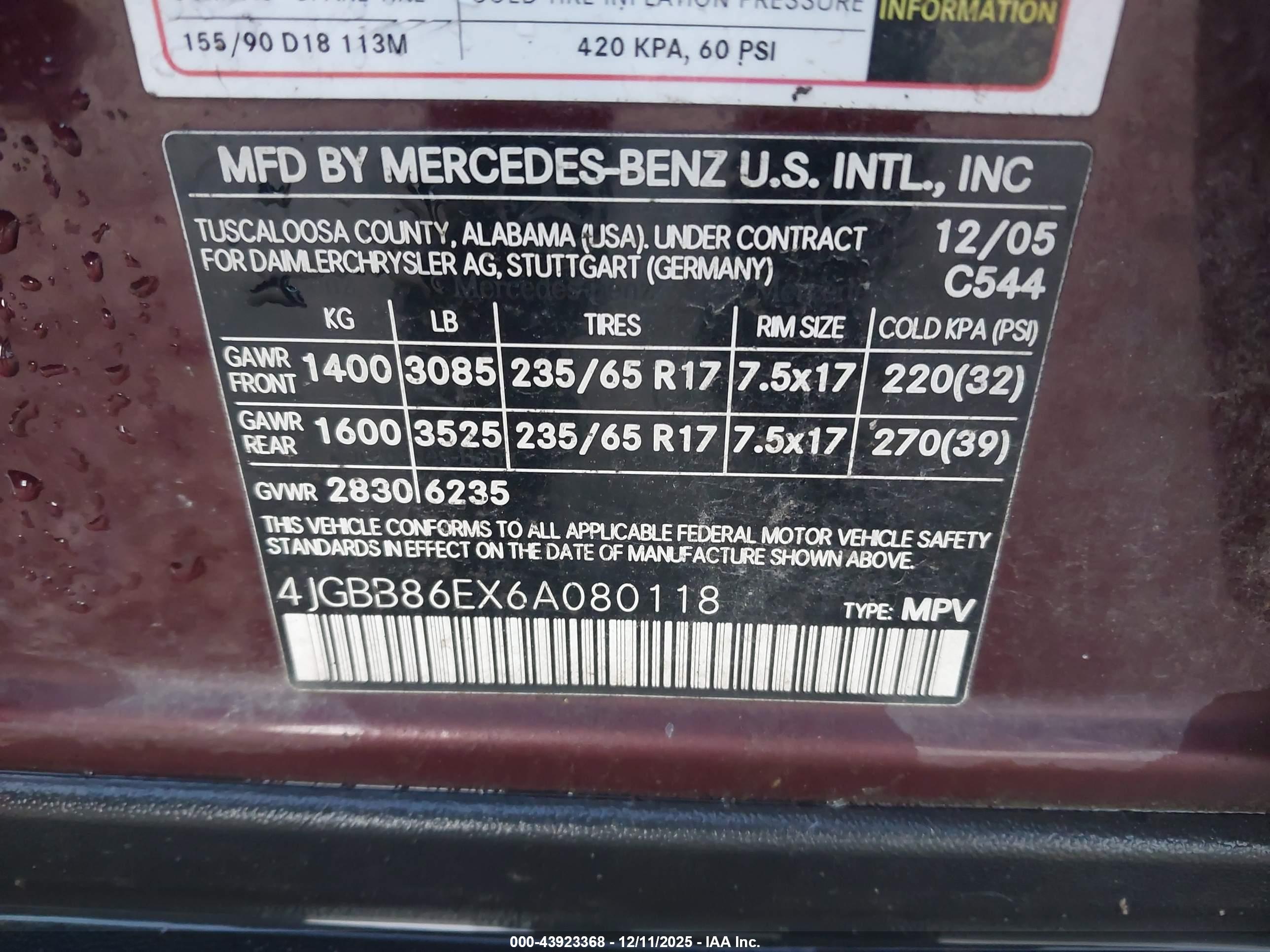 MERCEDES-BENZ ML image 9