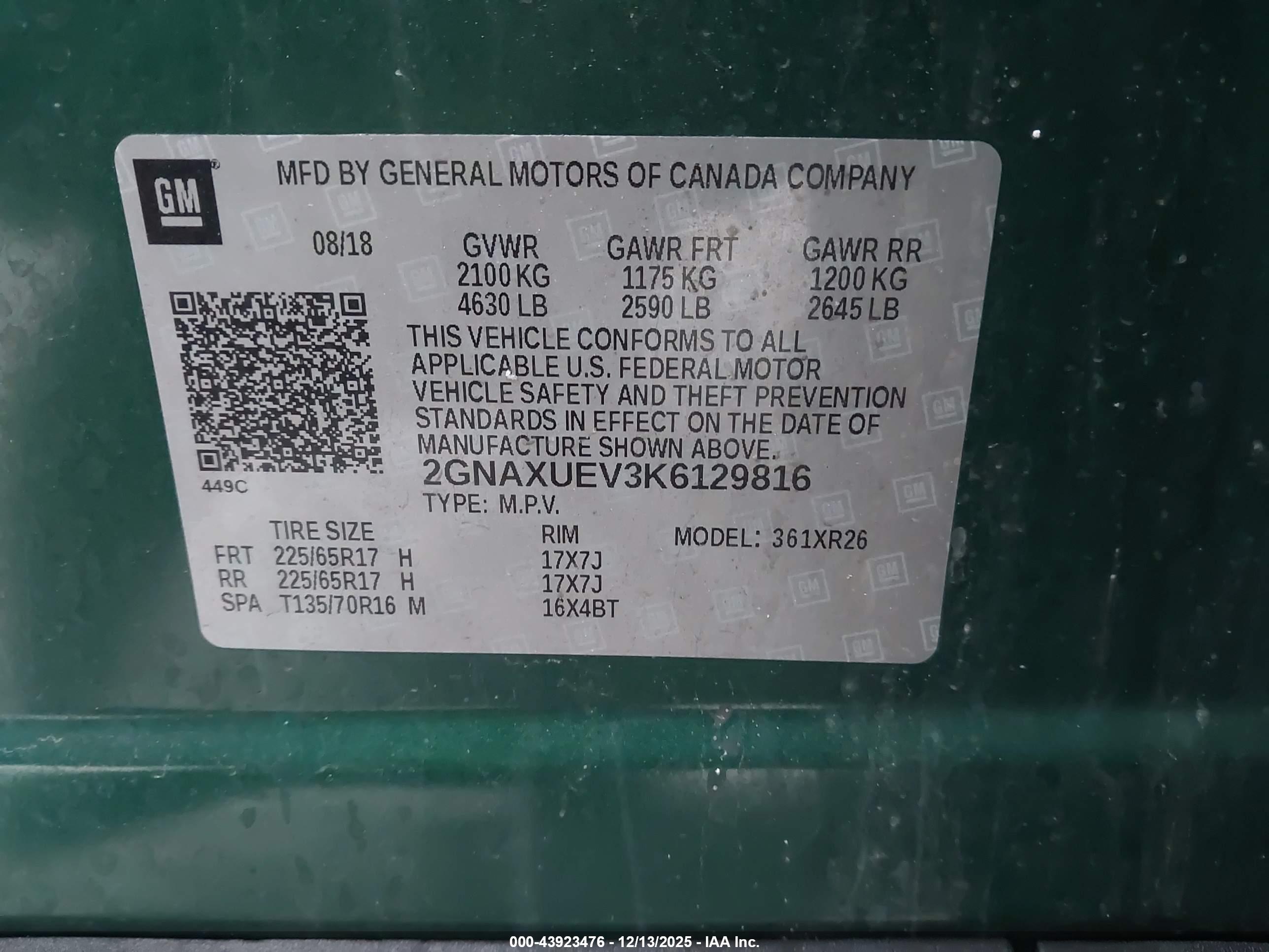 CHEVROLET EQUINOX image 9
